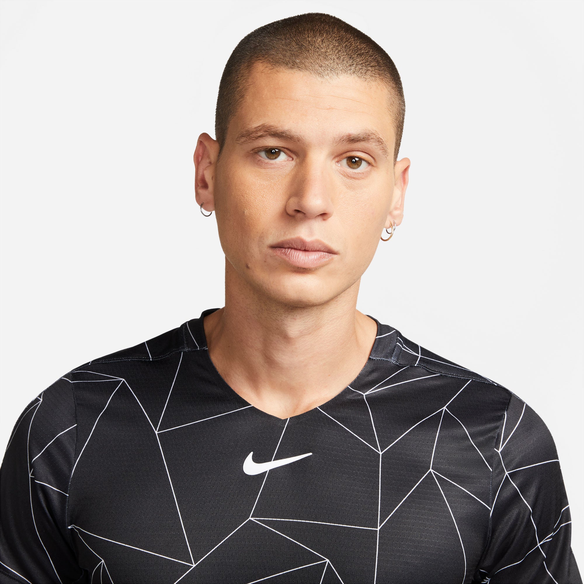 NikeCourt Dri-FIT Advantage Men's Printed Tennis Shirt