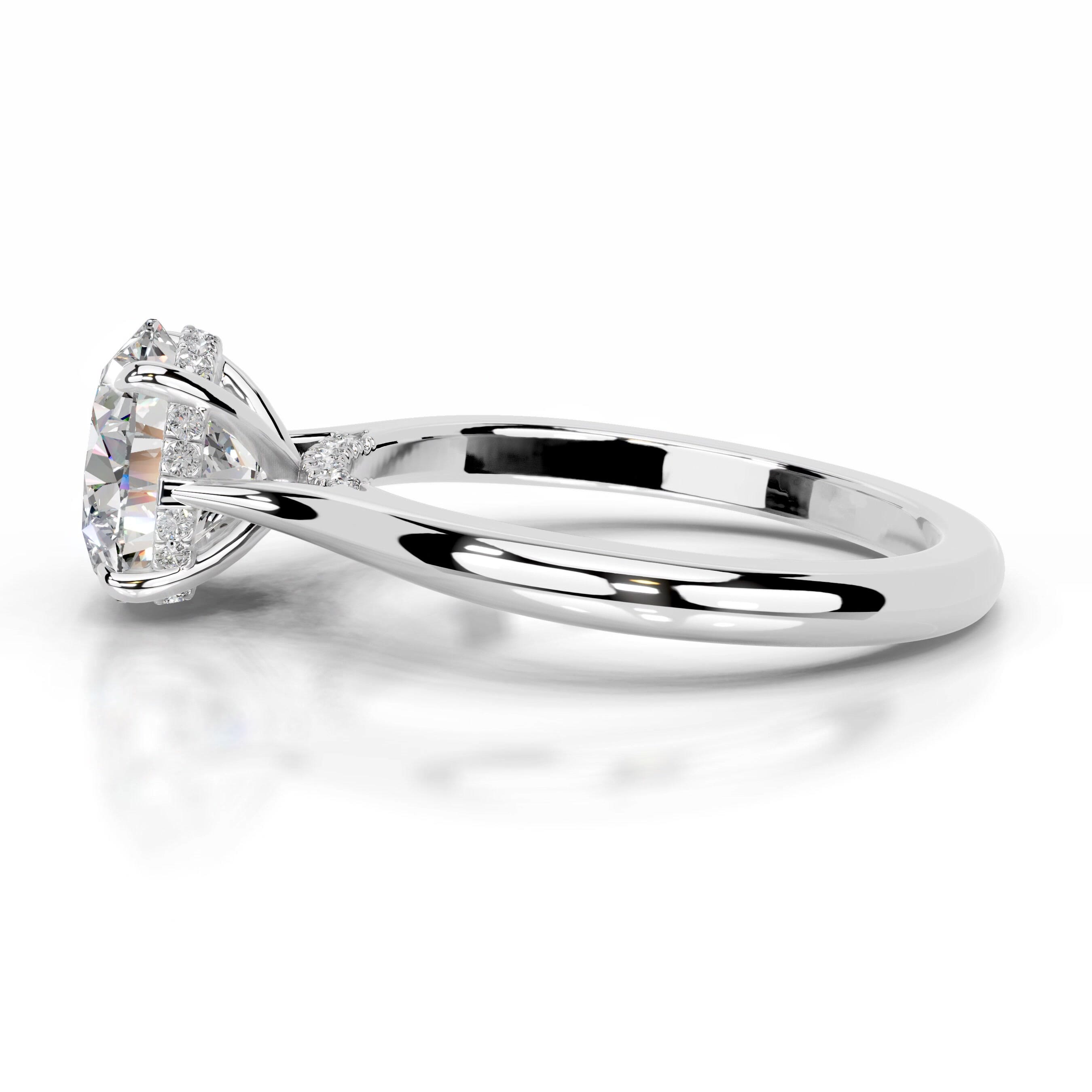 Kiara Moissanite & Diamond Ring - 14K White Gold、mySite、hinf8tx79