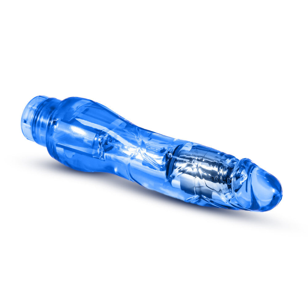 Naturally Yours By Blush® | Fantasy Vibe Realistic Blue 8.5-Inch Long Vibrating Dildo、mySite、bottomscart