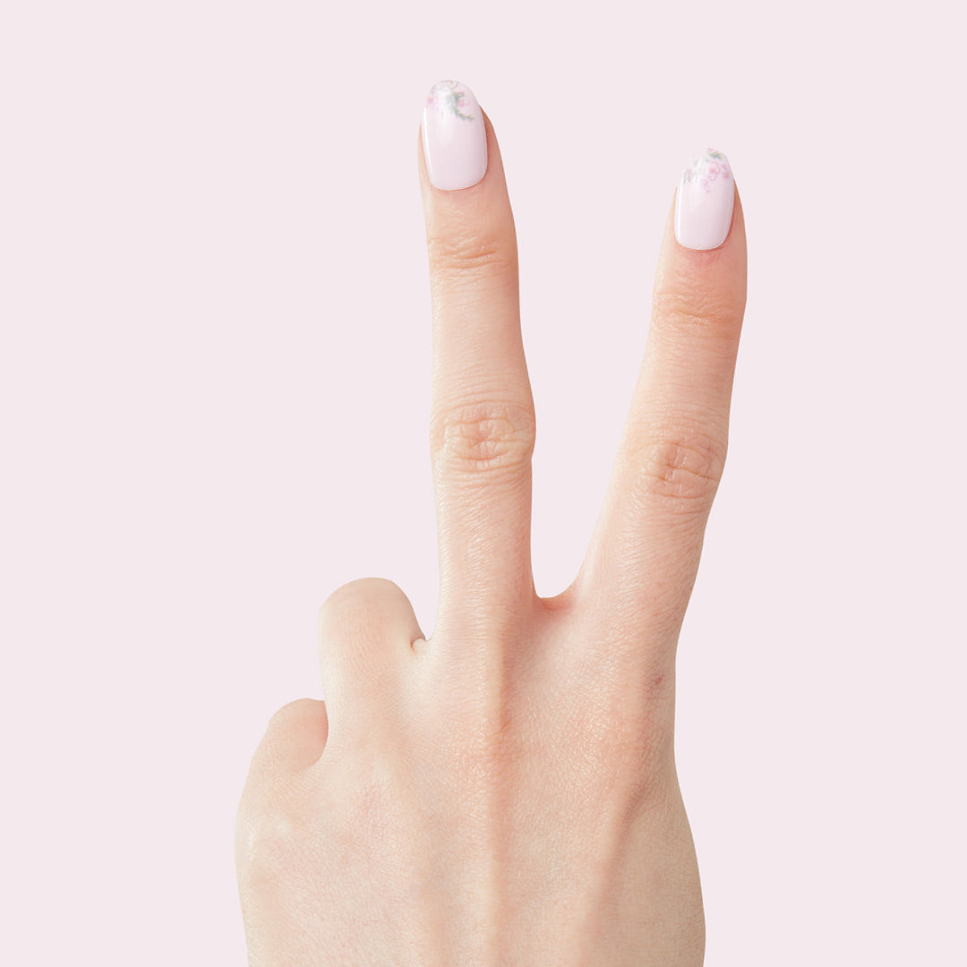 Faded Florals - Press-On | Short | Round、mySite、solidvoid