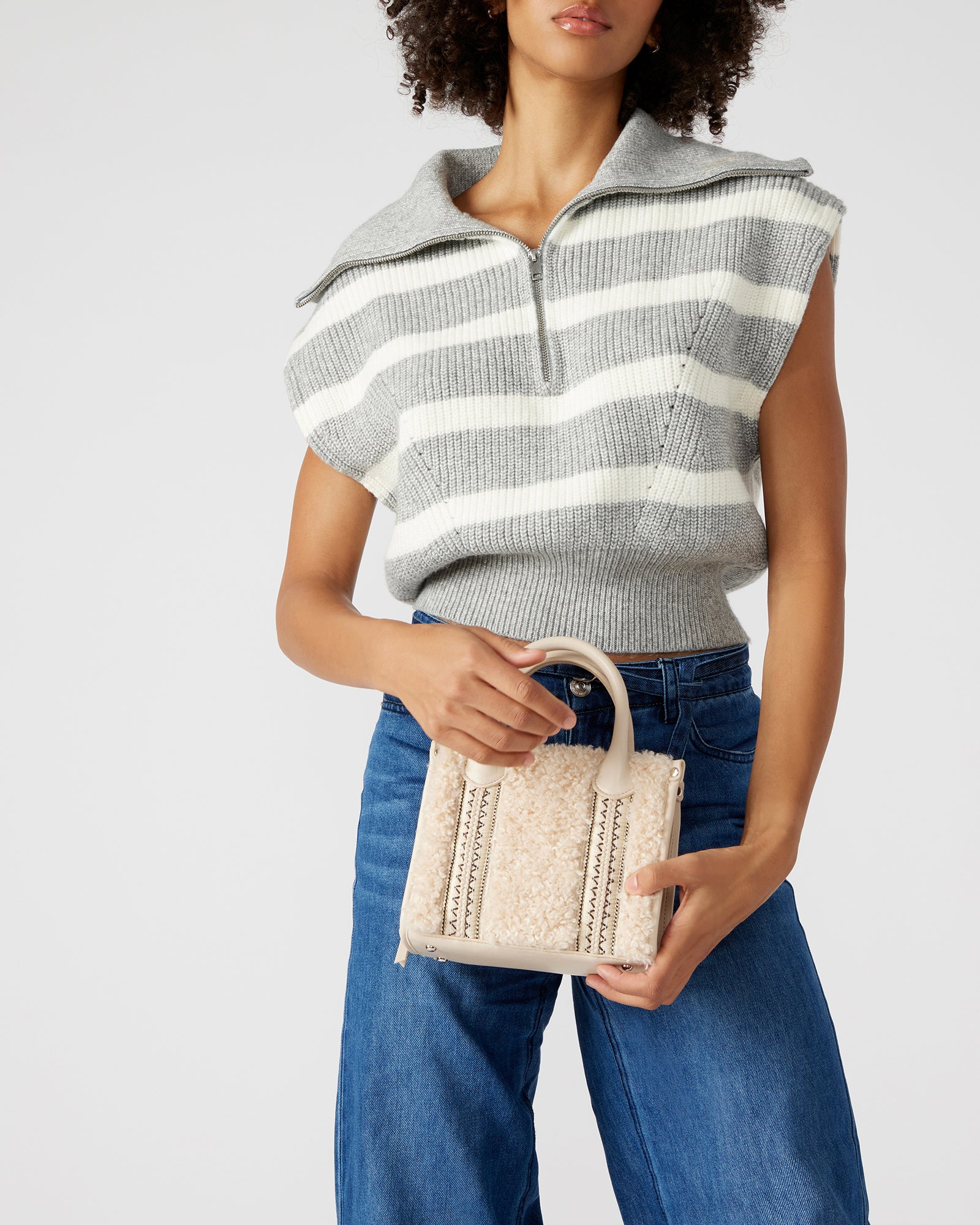 SELENA BAG CREAM MULTI、mySite、gtrtttuynbv