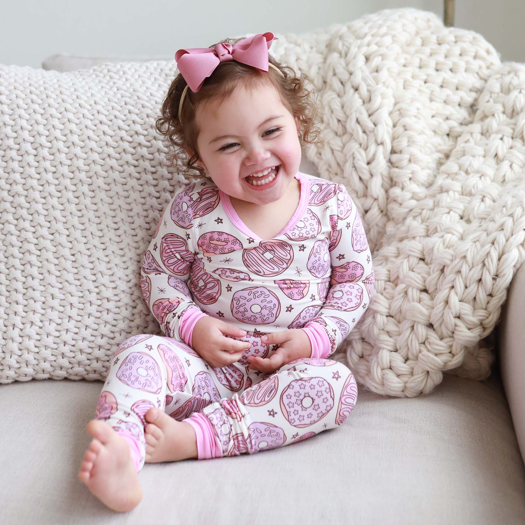  Donut Shop Two Piece Pajama Set | Pink、mySite、layawaytickets