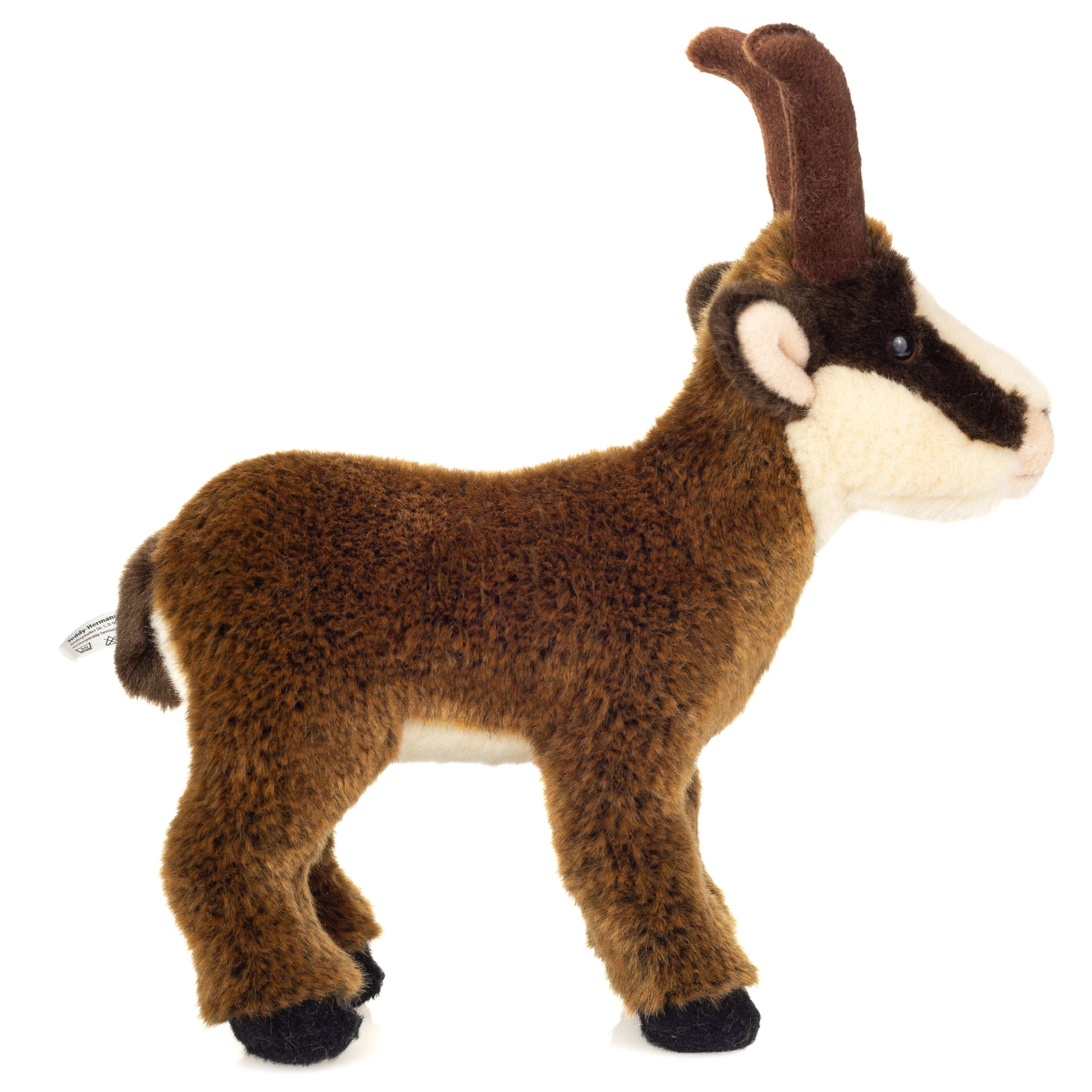 Chamois Brown Goat Plush Toy by Teddy Hermann 23 cm、mySite、g9winljtr
