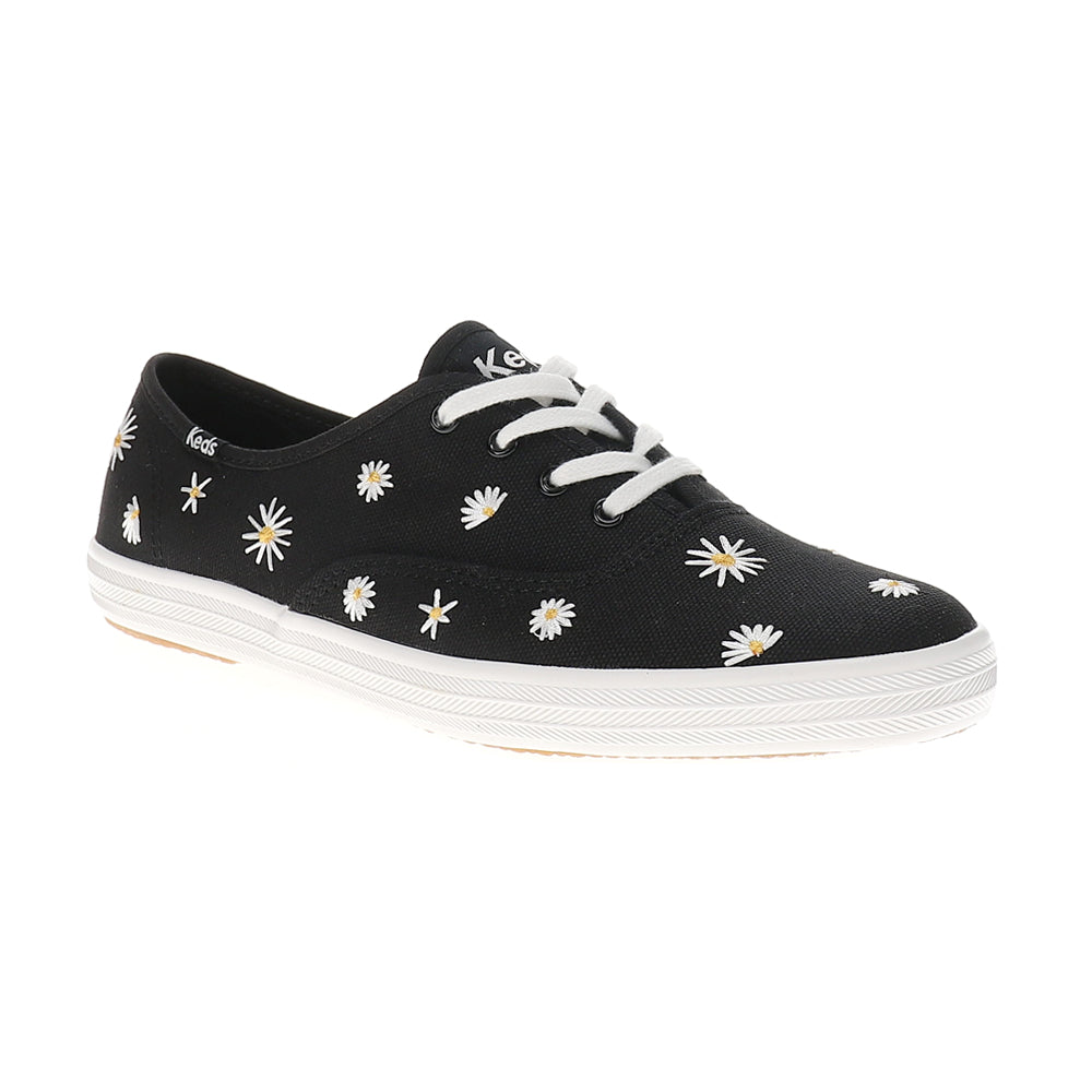Champion Canvas Daisy Embroidery Lace Up Sneakers、mySite、gtrtttuynbv