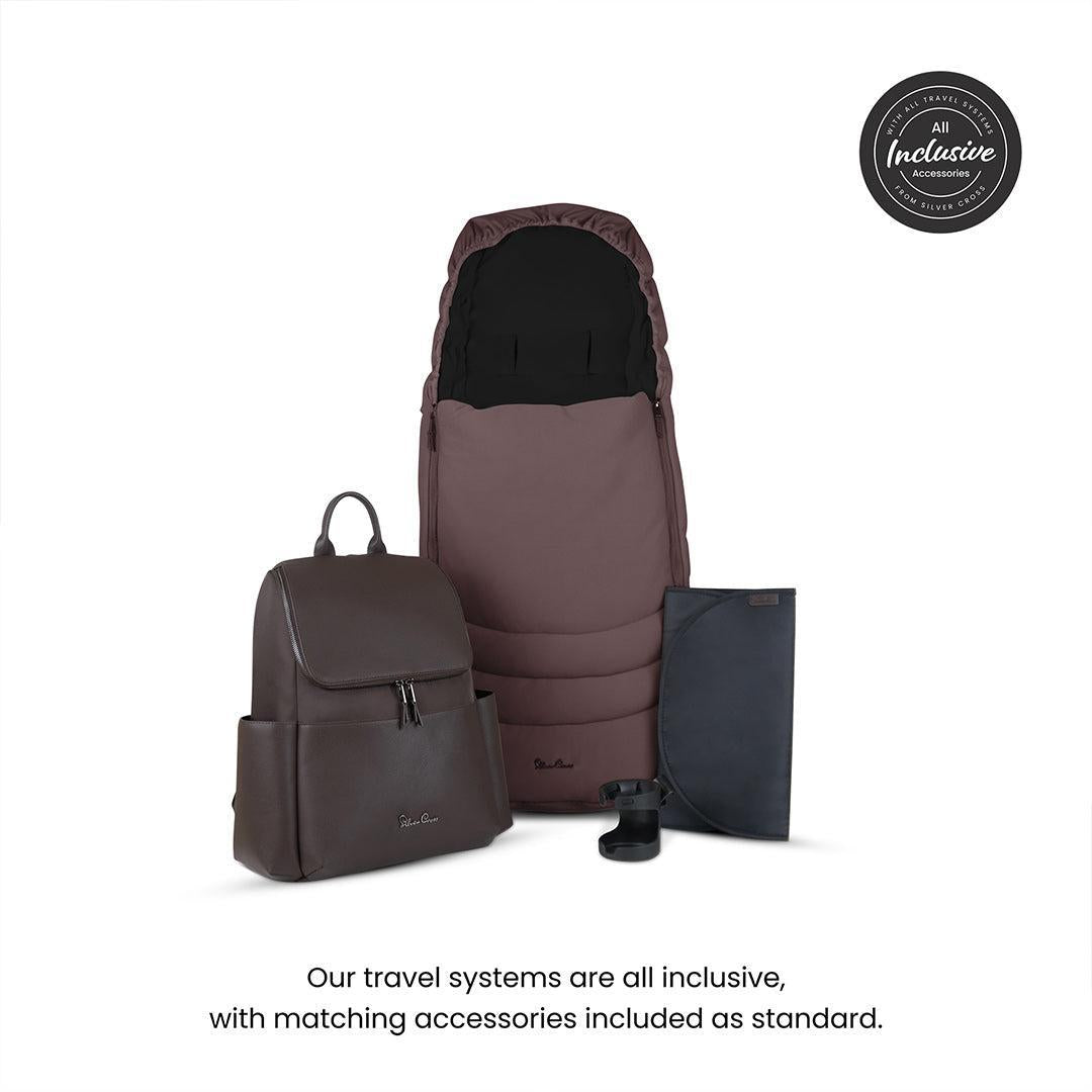 Silver Cross Cove Pushchair Accessory Bundle - Damson、mySite、merchandisen