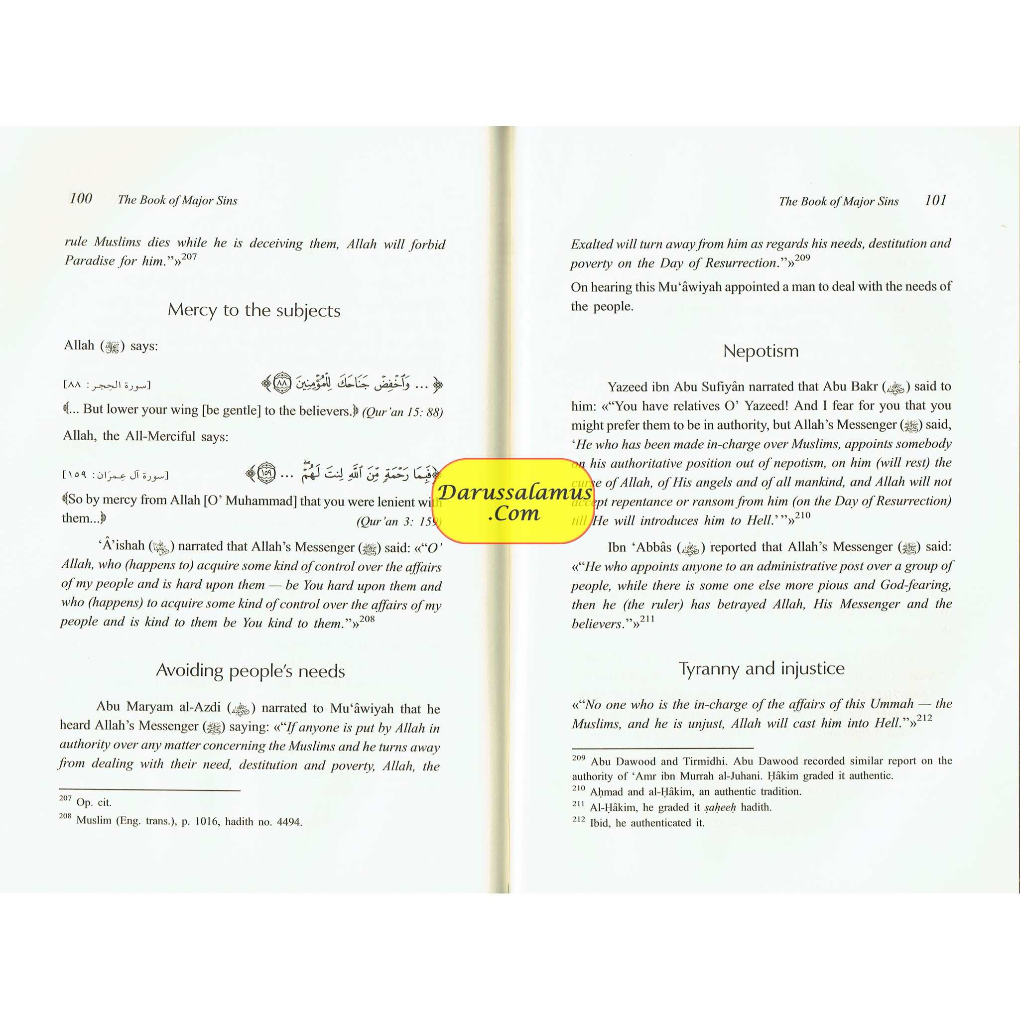 The Book of Major Sins By Imam Muhammad ibn Sulayman at-Tamimi、mySite、topwebapps