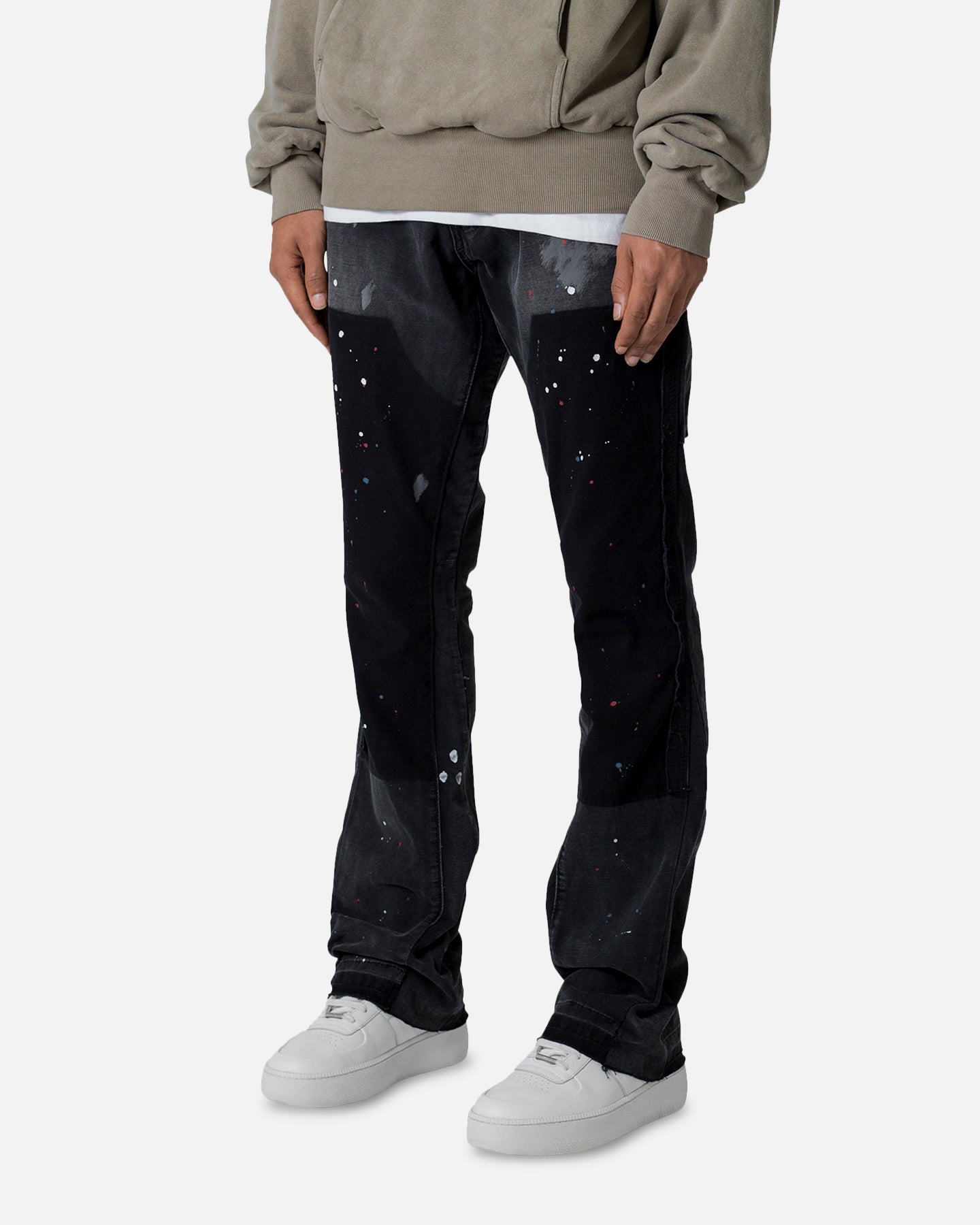 MNML B243 Flare Denim Jeans Black、mySite、zt4zffjzw