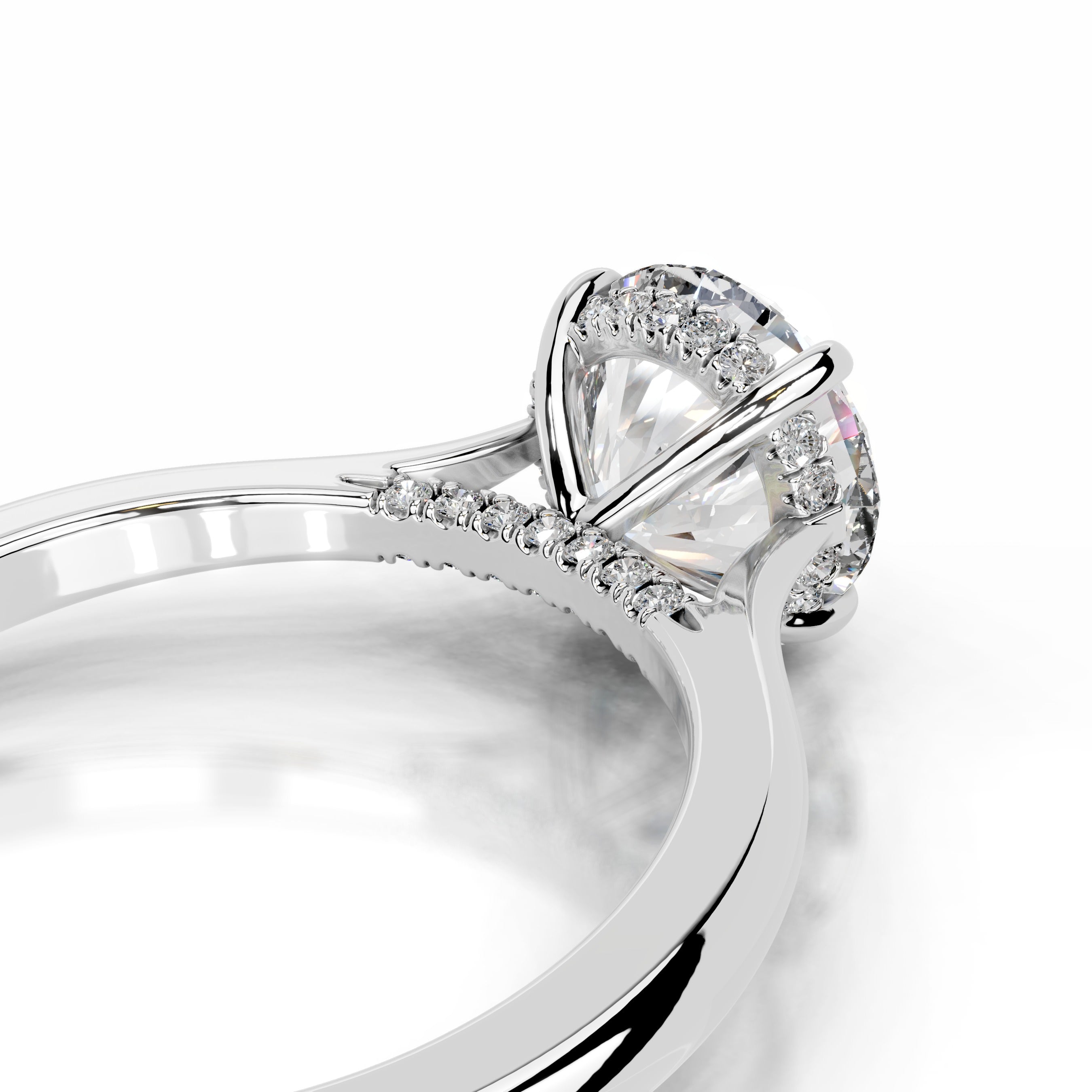 Kiara Diamond Engagement Ring - 18K White Gold、mySite、hinf8tx79