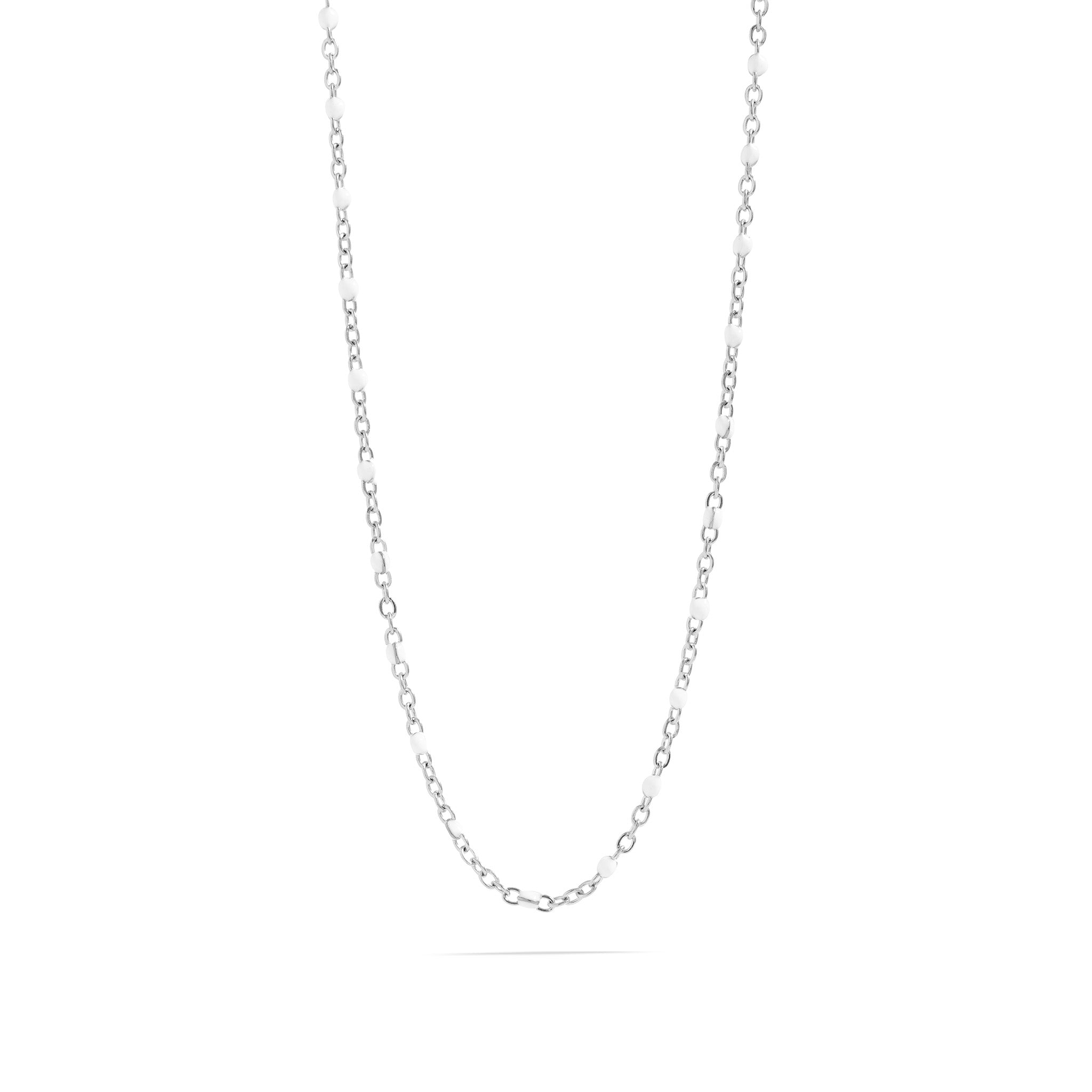18K Gold PVD Stainless Steel Confetti White Chain Necklace / CHN0092、mySite、dreamappss