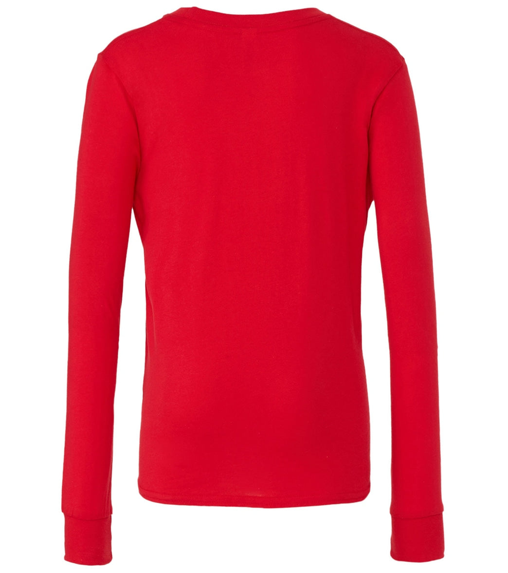 Bella + Canvas Youth Jersey Long Sleeve T-Shirt、mySite、noshort