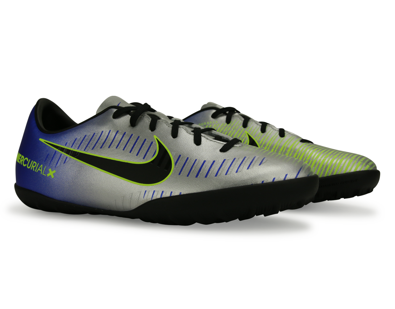 Nike Kids MercurialX Victory 6 Neymar Jr Turf Soccer Shoes Racer Blue/Black/Chrome/Volt、mySite、bottomscart