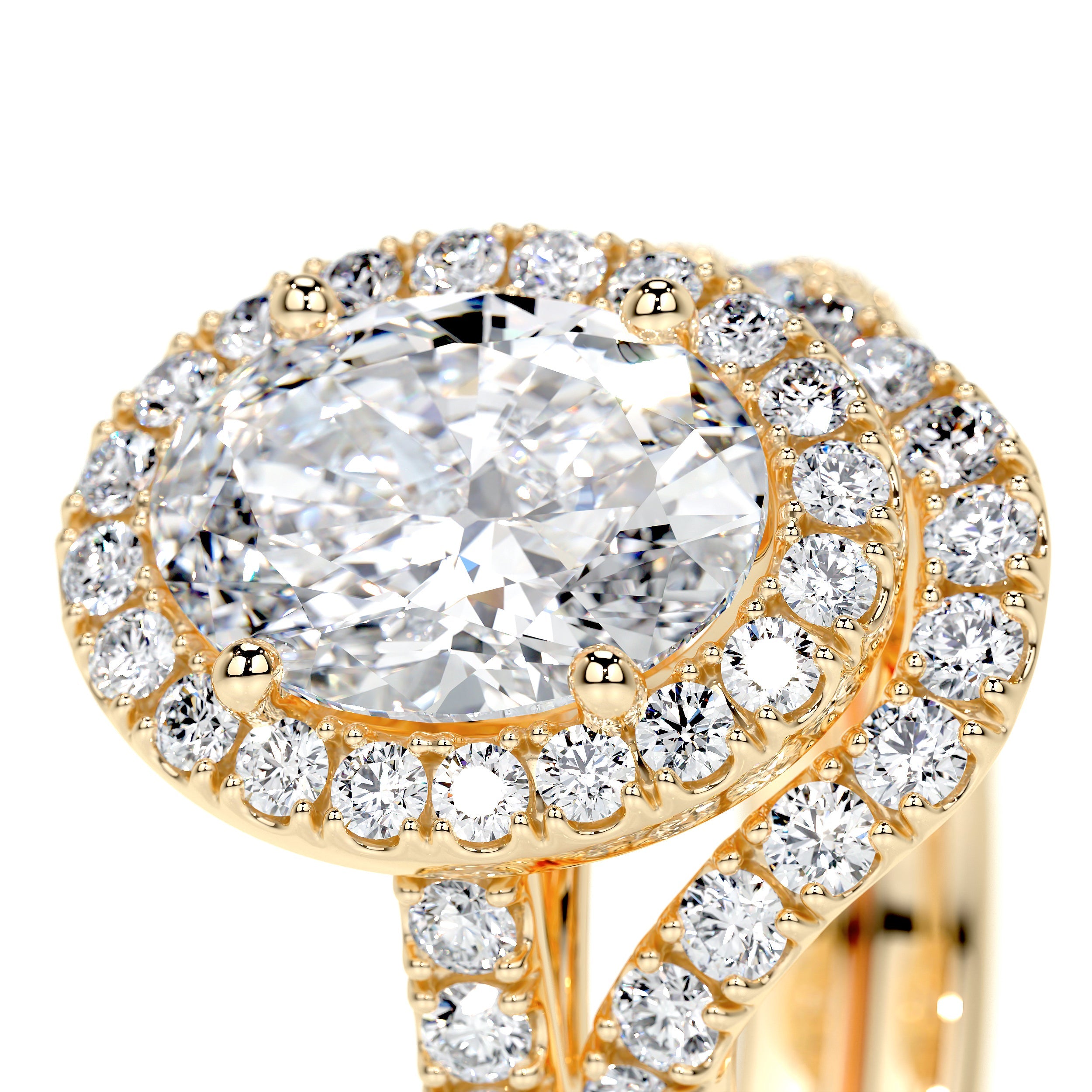Maria Lab Grown Diamond Bridal Set - 18K Yellow Gold、mySite、hinf8tx79