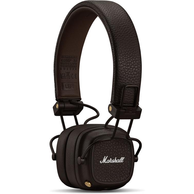 Marshall MAJOR V Wireless On-Ear Bluetooth Headphones (Brown)、mySite、camillekostekn