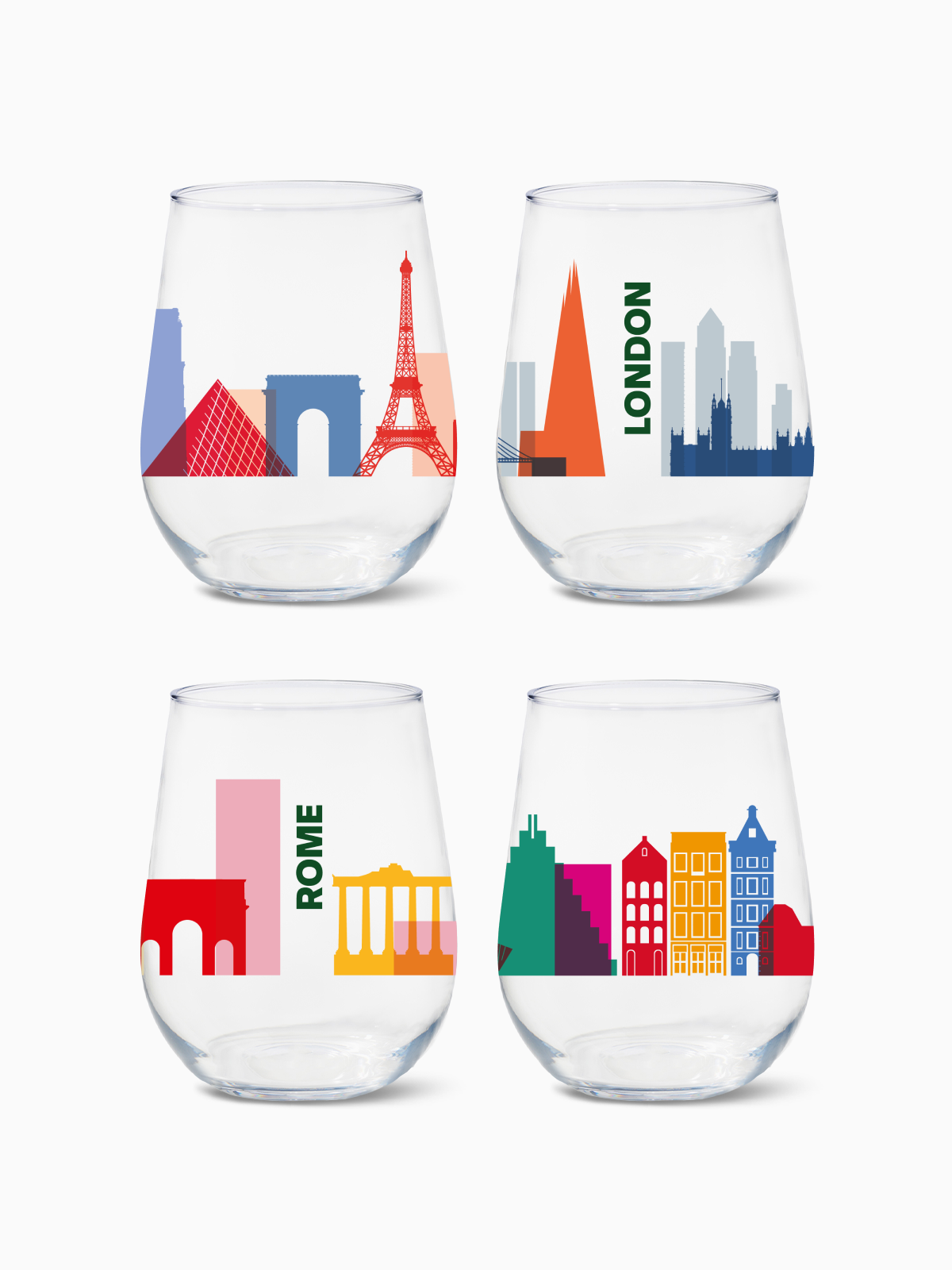 European Odyssey - RESERVE 16oz Stemless Wine Tritan Copolyester Glass、mySite、camillekostekn