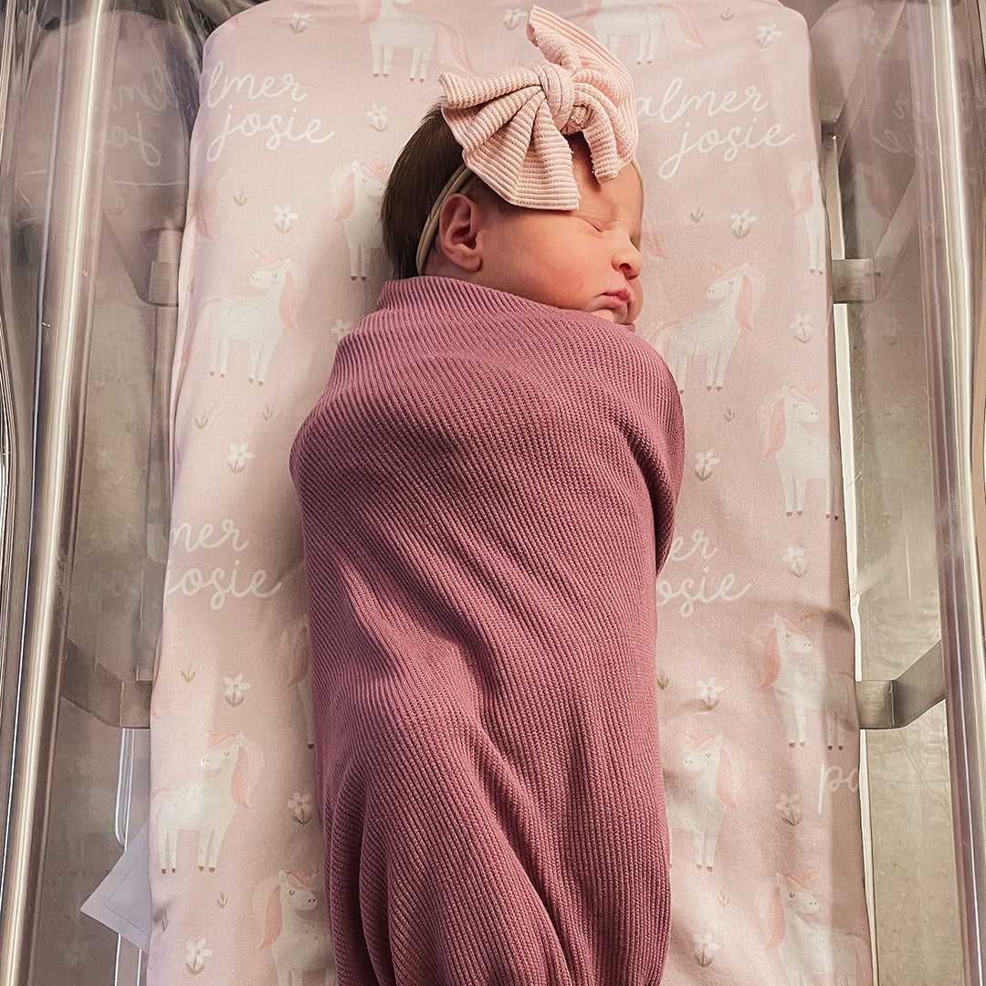  Sweet Unicorn Personalized Baby Name Swaddle Blanket、mySite、layawaytickets