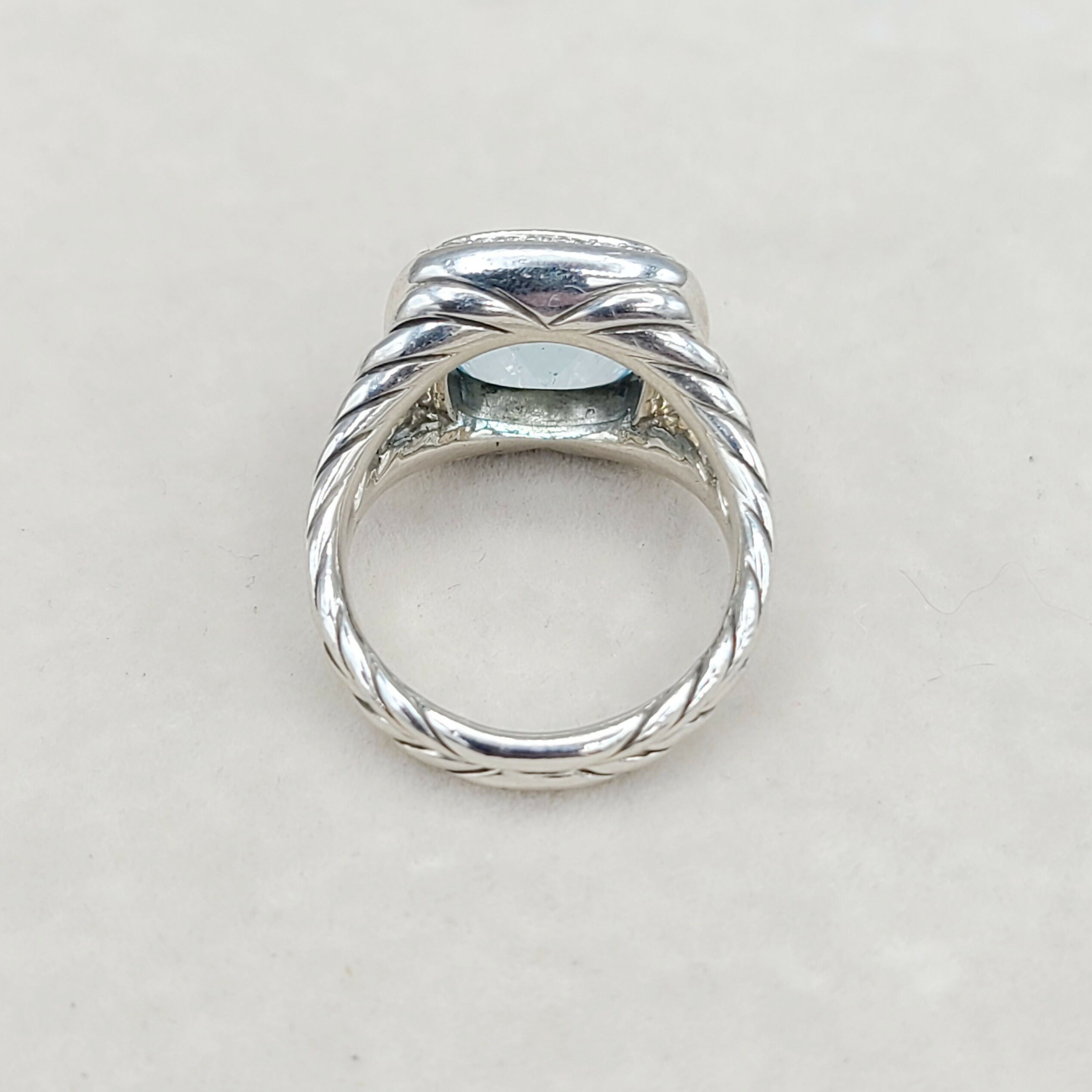 David Yurman Albion Ring Blue Topaz & Diamonds、mySite、hinf8tx79