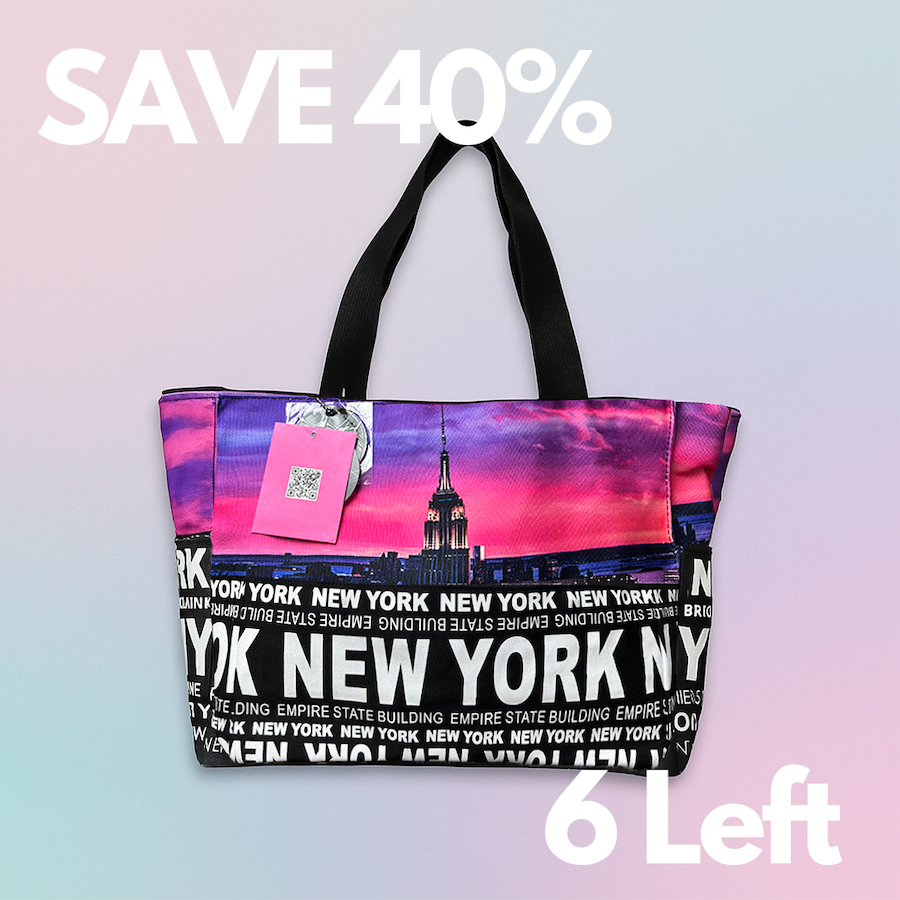 LIMITED STOCK Empire State Sunset Handbag (18x11in)、mySite、vikingsvslions