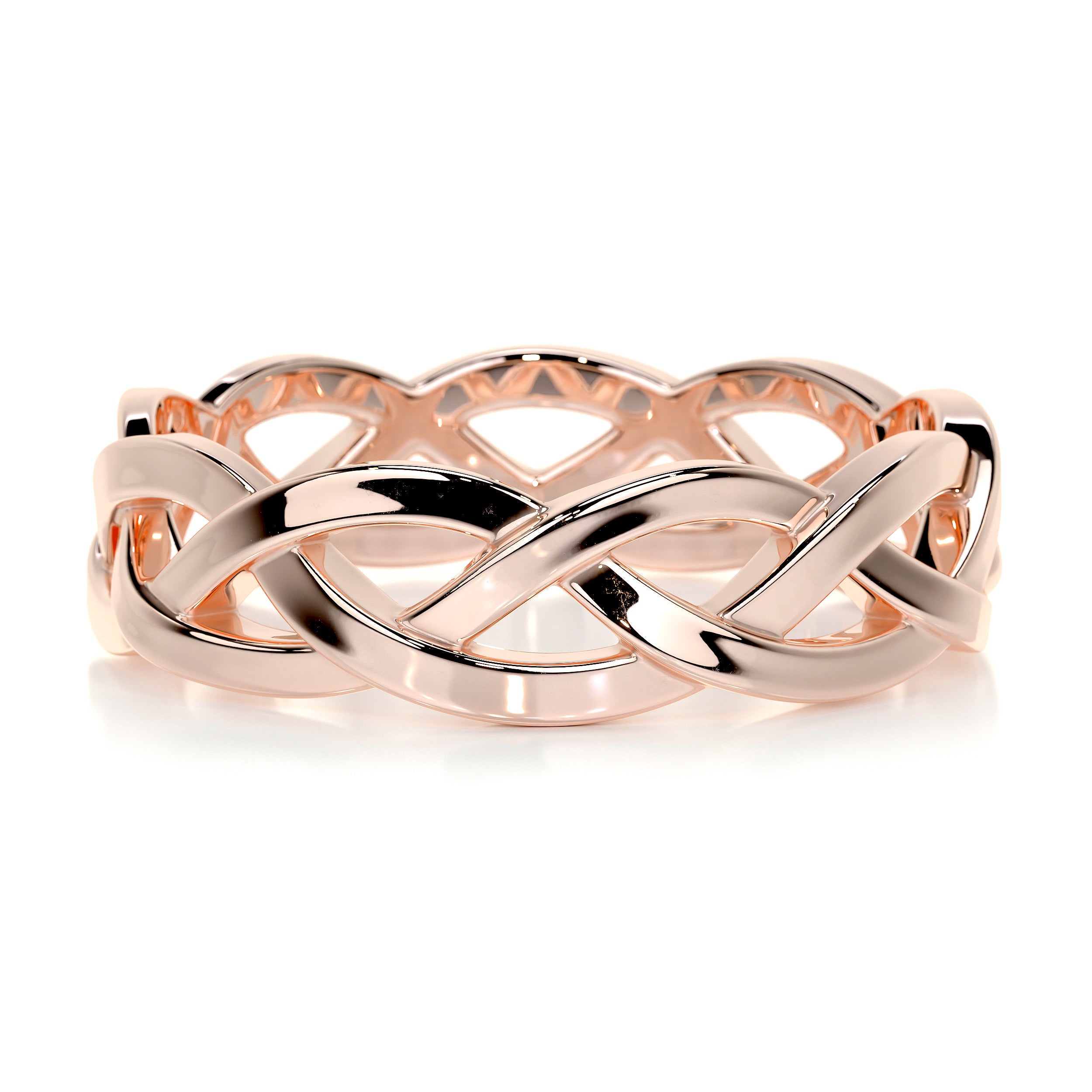 Gerard Men's Wedding Band -14K Rose Gold、mySite、hinf8tx79
