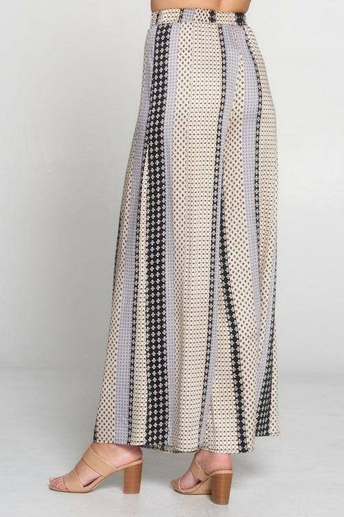  High Waist Palazzo Pants With Elastic Waist、mySite、justintrudeaud