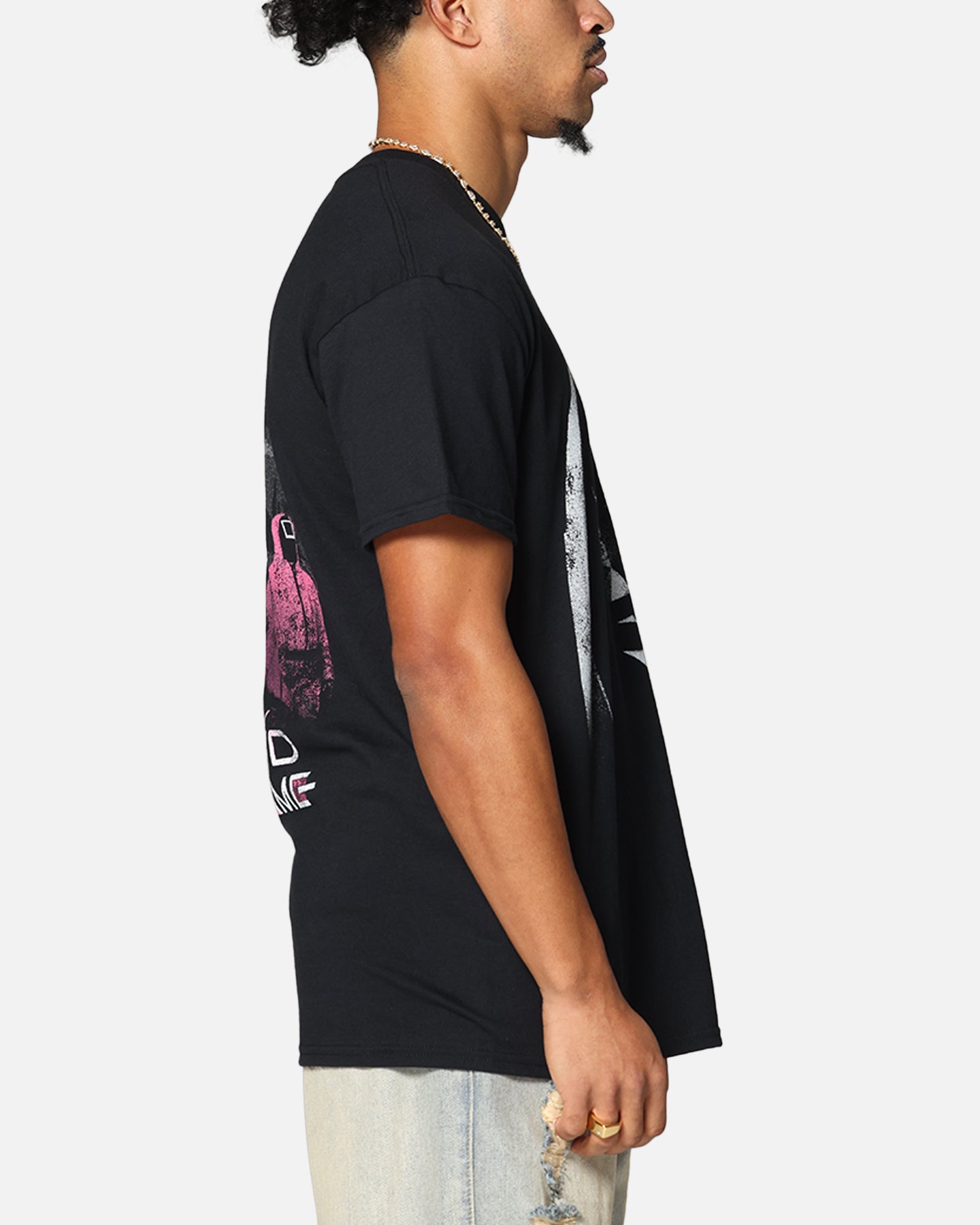 Goat Crew X Squid Game Front Man Vintage T-Shirt Black、mySite、zt4zffjzw