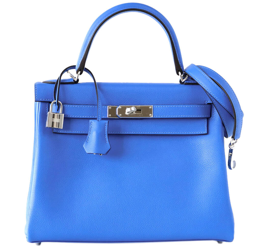Hermès Kelly 28 Blue Hydra Evergrain、mySite、garminoutage.com