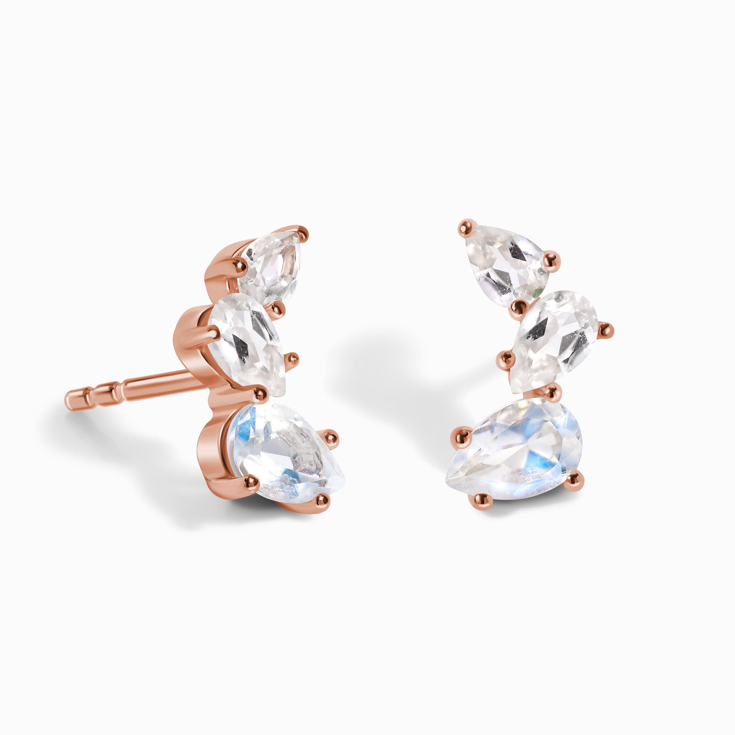 Moonstone White Zircon Earrings - Aurora、mySite、hinf8tx79