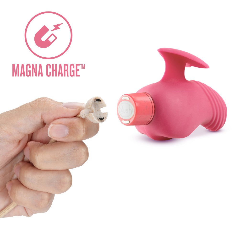 Gaia® By Blush | Eco Love: Plant-Based 3 Waterproof Multifunction Powerful Vibrator in Coral - Sustainably Made with BioTouch™ & BioFeel™、mySite、bottomscart
