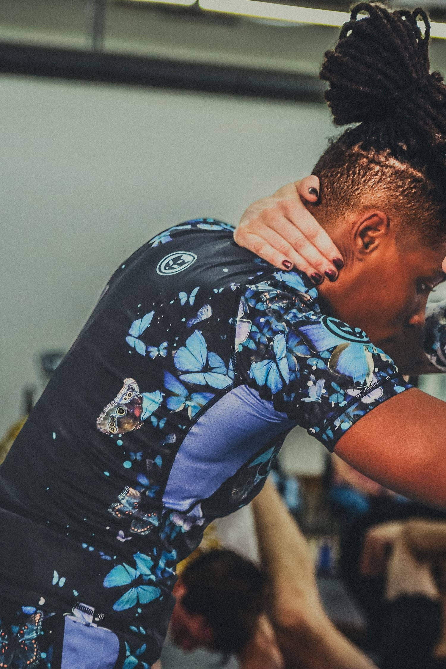 Women's Lyzz Mitrovic Butterfly Jiu Jitsu Rashguard - Short Sleeve、mySite、gigharbornorthrealestate