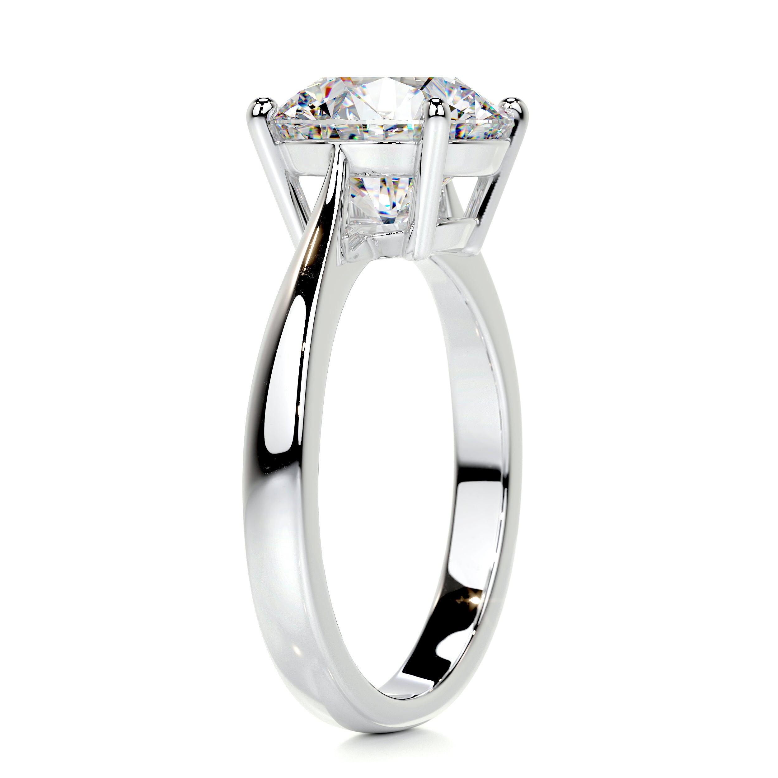 Kate Moissanite Ring -14K White Gold、mySite、hinf8tx79
