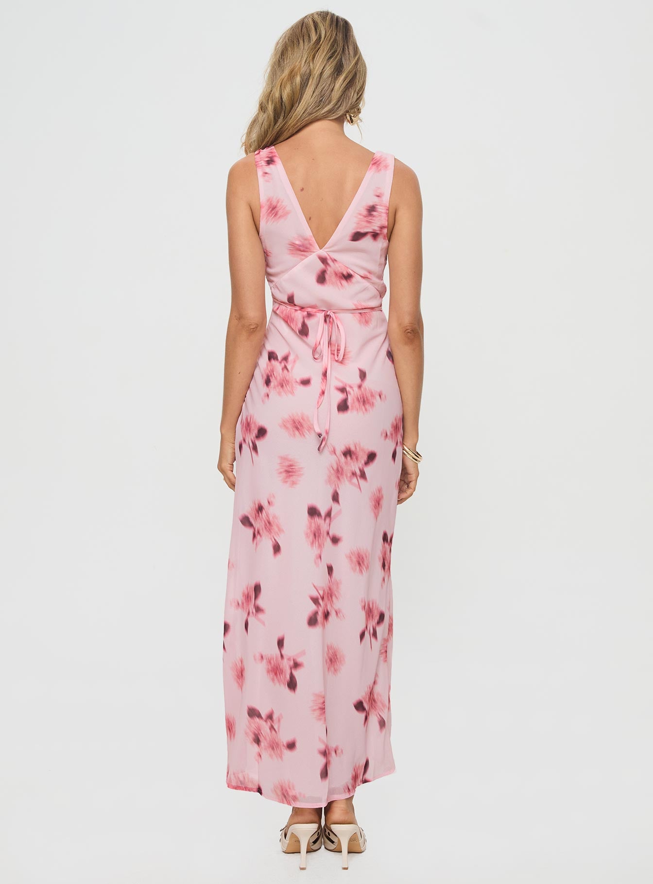 Maysa Floral Maxi Dress Pink、mySite、solidvoid