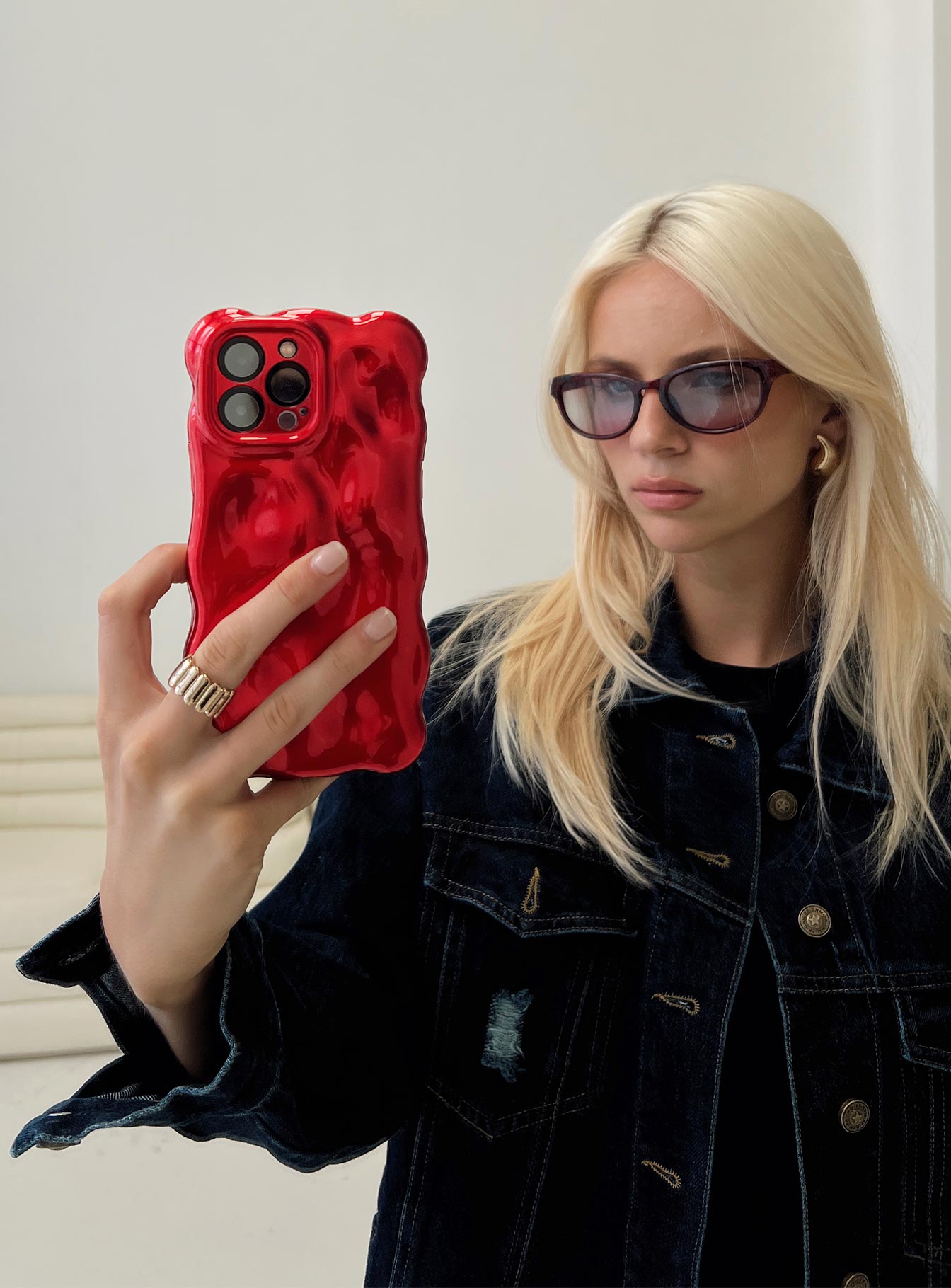 Maceline Iphone Case Red、mySite、solidvoid