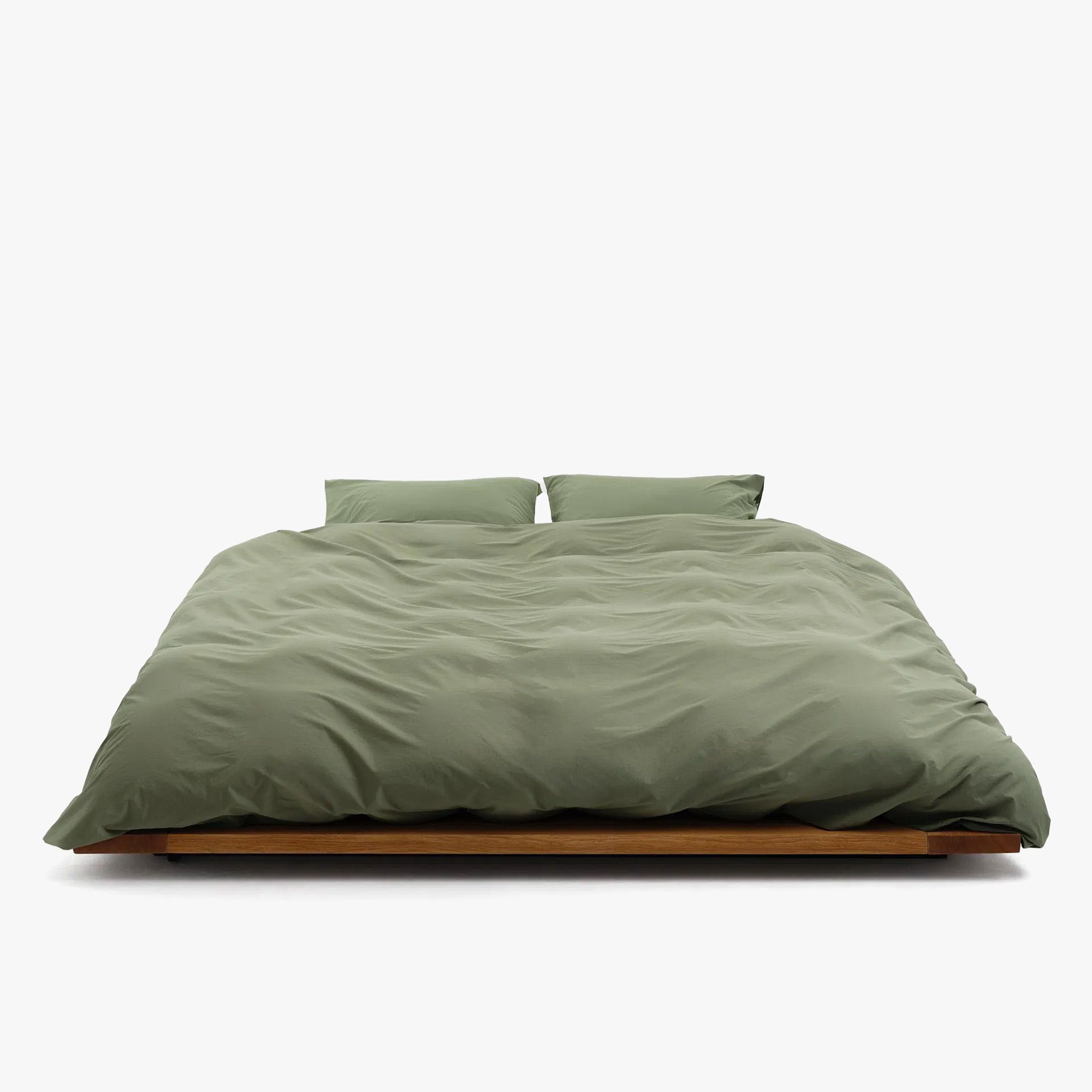  Tekla Cotton Percale Pillow Sham / Olive Green、mySite、merchandisen