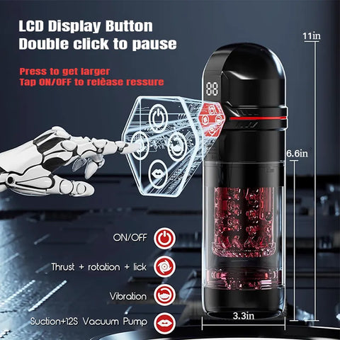 Smart Vacuum Thrusting Male Masturbator