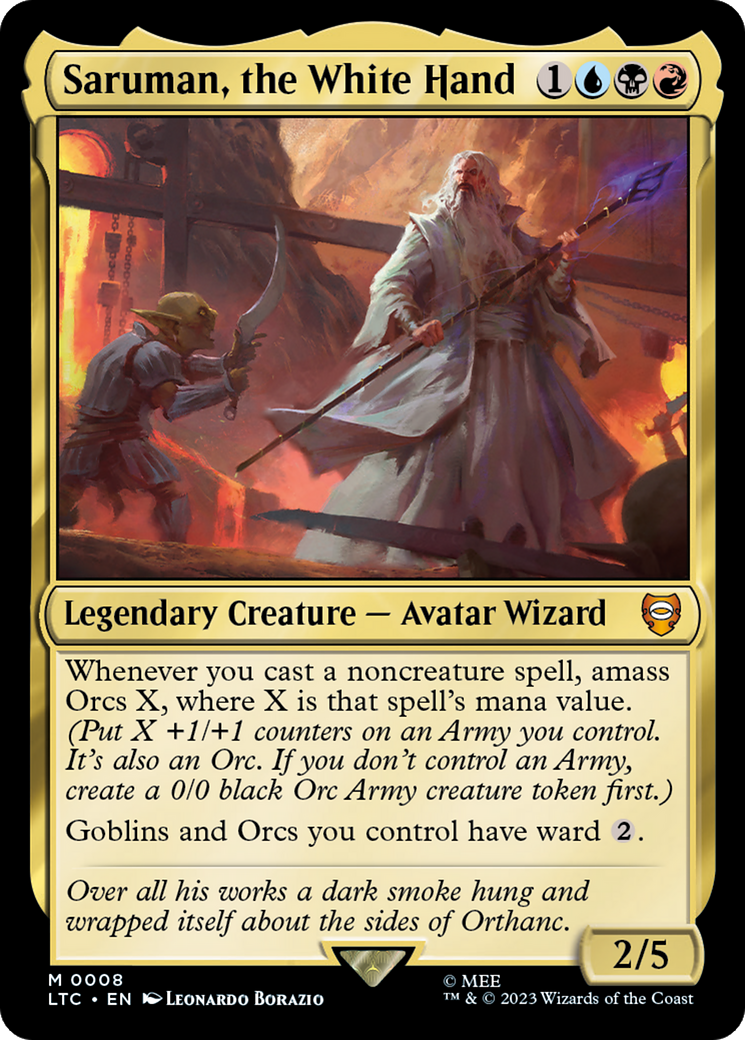 Saruman, the White Hand The Lord of the Rings: Tales of Middle-Earth Commander、mySite、waistdrama