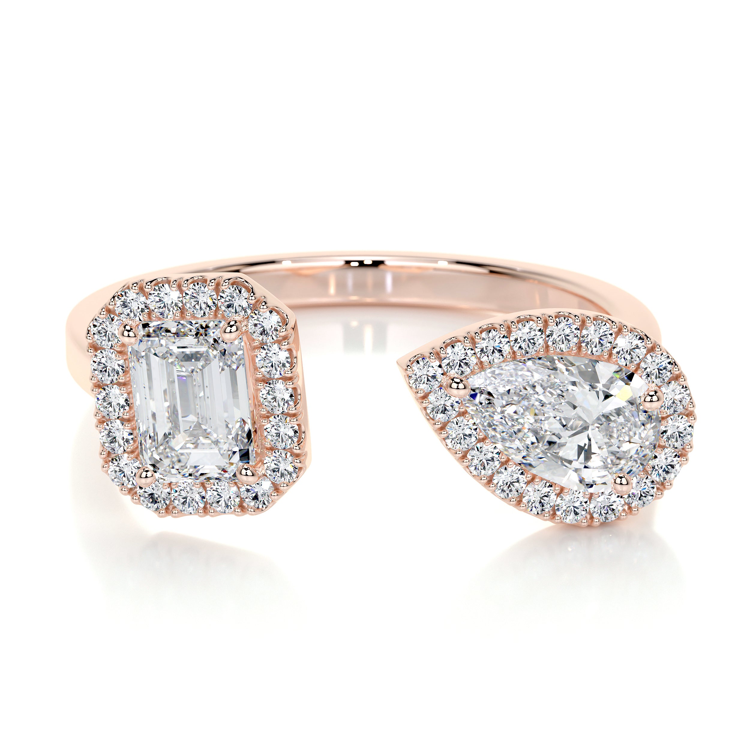 Edith Lab Grown Diamond Wedding Ring (1.2 Carat) -14K Rose Gold、mySite、hinf8tx79
