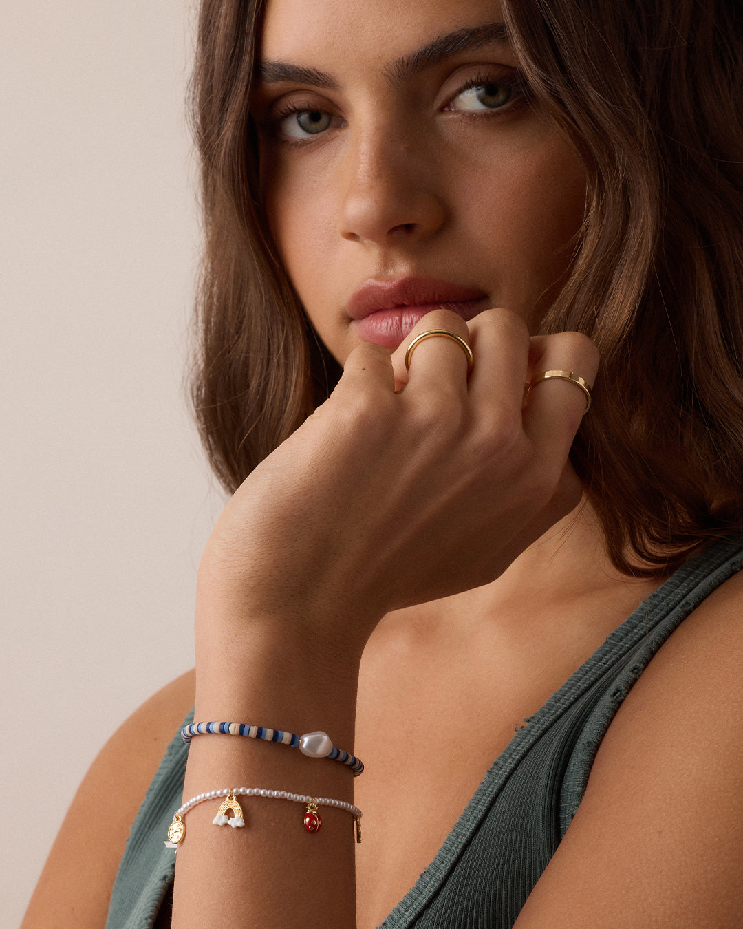 Lucky Mini Charm Bracelet、mySite、hinf8tx79