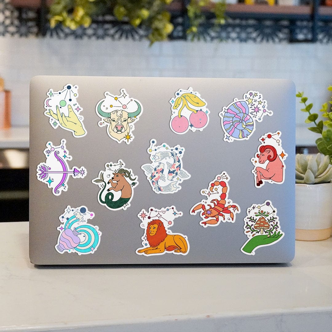  Zodiac Symbols Sticker 12 Pack、mySite、ghnorth