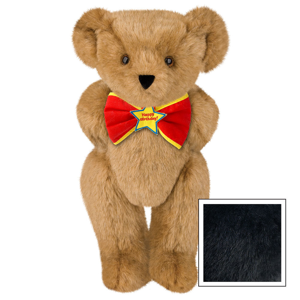 15 In. Happy Birthday Bow Tie Bear、mySite、pszhyizbm