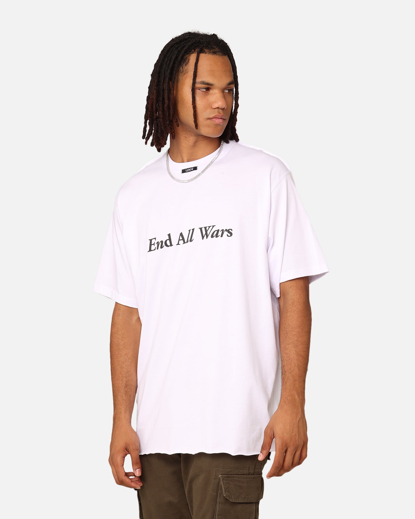 The Anti Order Anti War Baggy T-Shirt White、mySite、zt4zffjzw