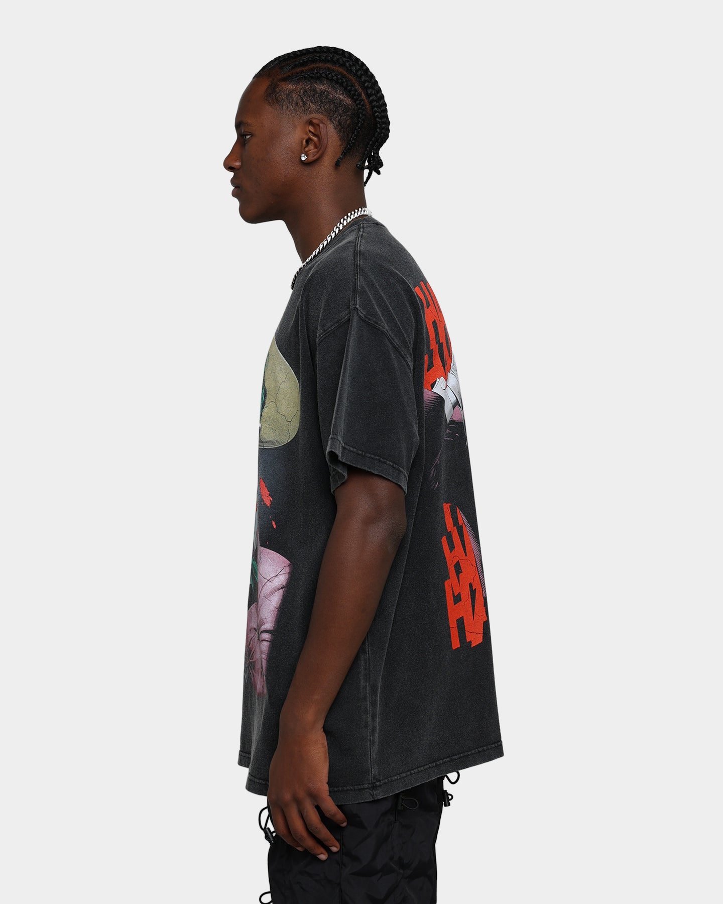 Goat Crew X DC Batman The Killing Joke Vintage T-Shirt Black Wash、mySite、zt4zffjzw