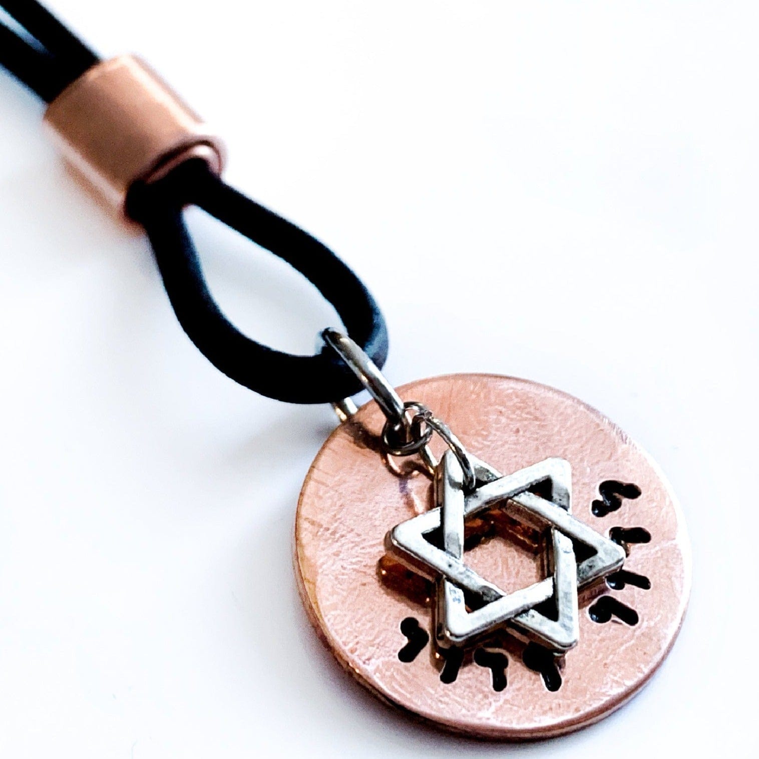 L'dor V'dor Generation to Generation Leather Necklace - Copper, Brass or Sterling Silver、mySite、topwebapps