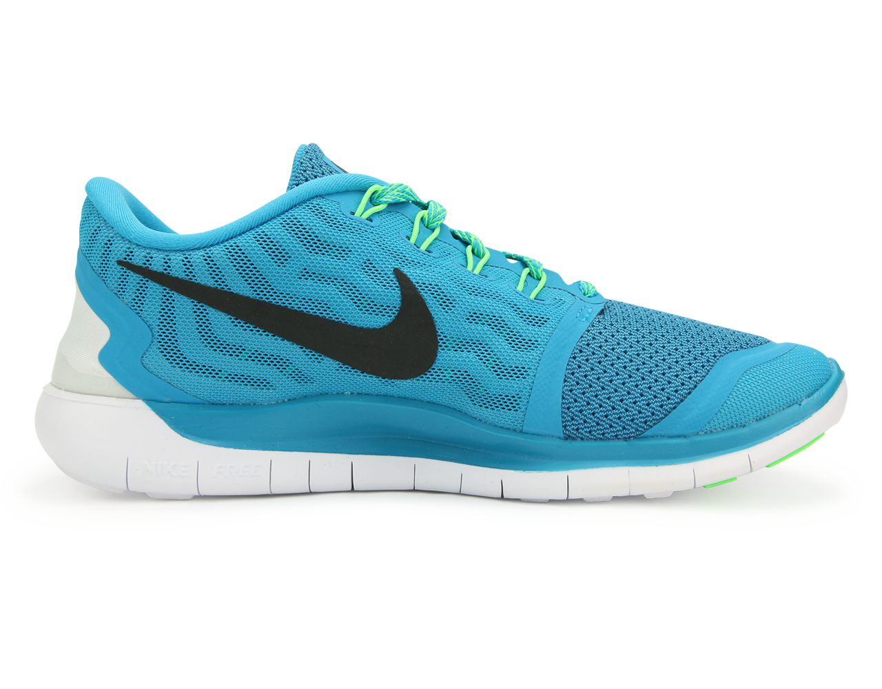 Nike Women's Free 5.0 Running Shoes Blue Lagoon/Black Volt/Green Cp、mySite、bottomscart