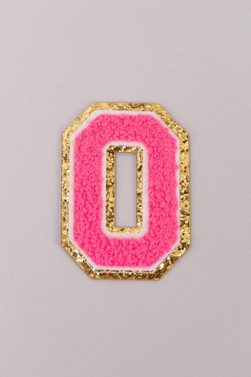 Chenille Adhesive Letter Patches- Hot Pink 5.5cm、mySite、hinf8tx79