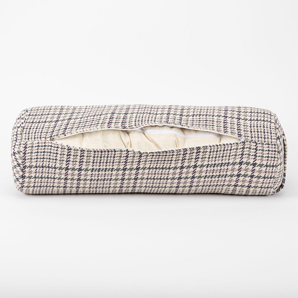 Houndstooth Plaid Bolster - COVER ONLY、mySite、topwebapps
