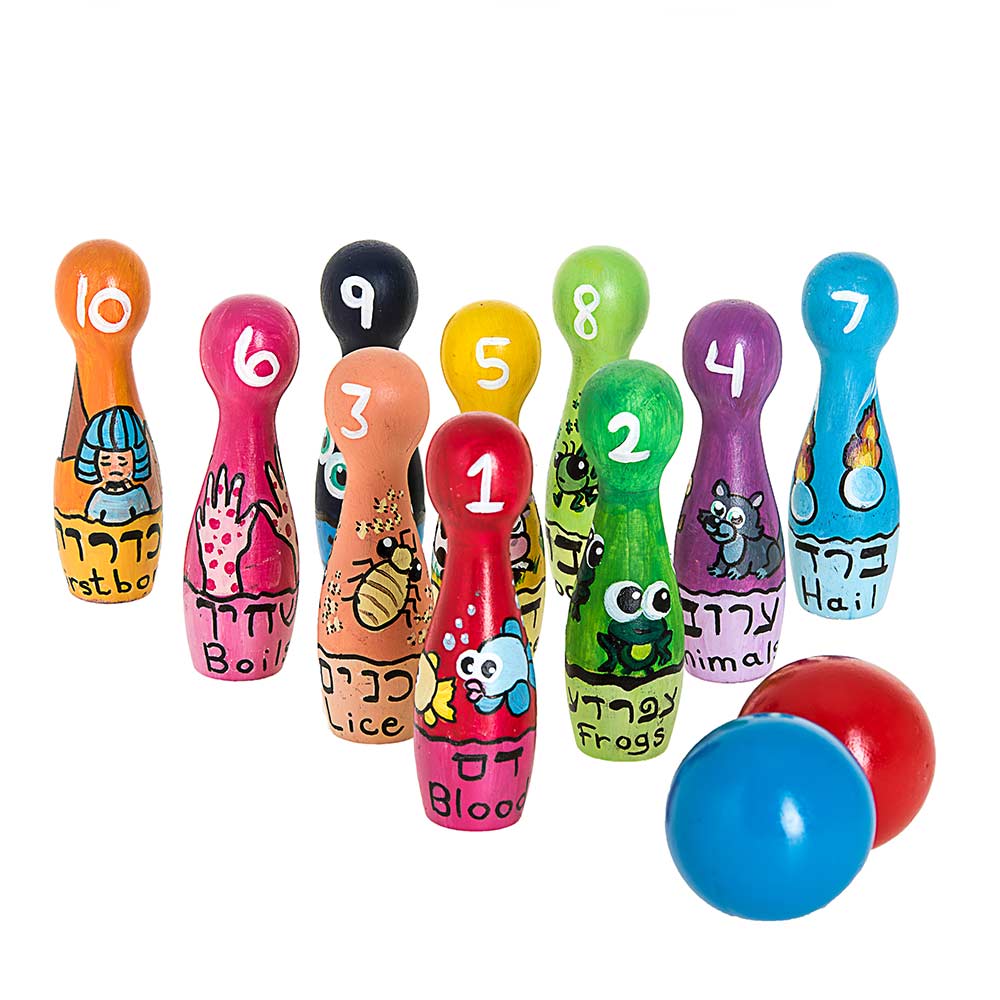  10 Plagues Wooden Bowling Set、mySite、elrpsem3k
