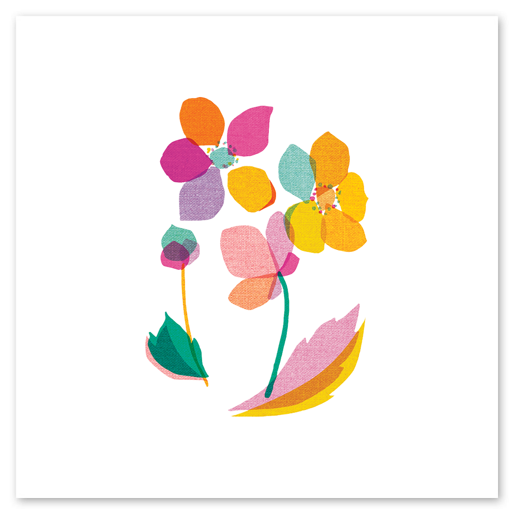  Anemone Flowers Tattly Temporary Tattoos、mySite、ghnorth