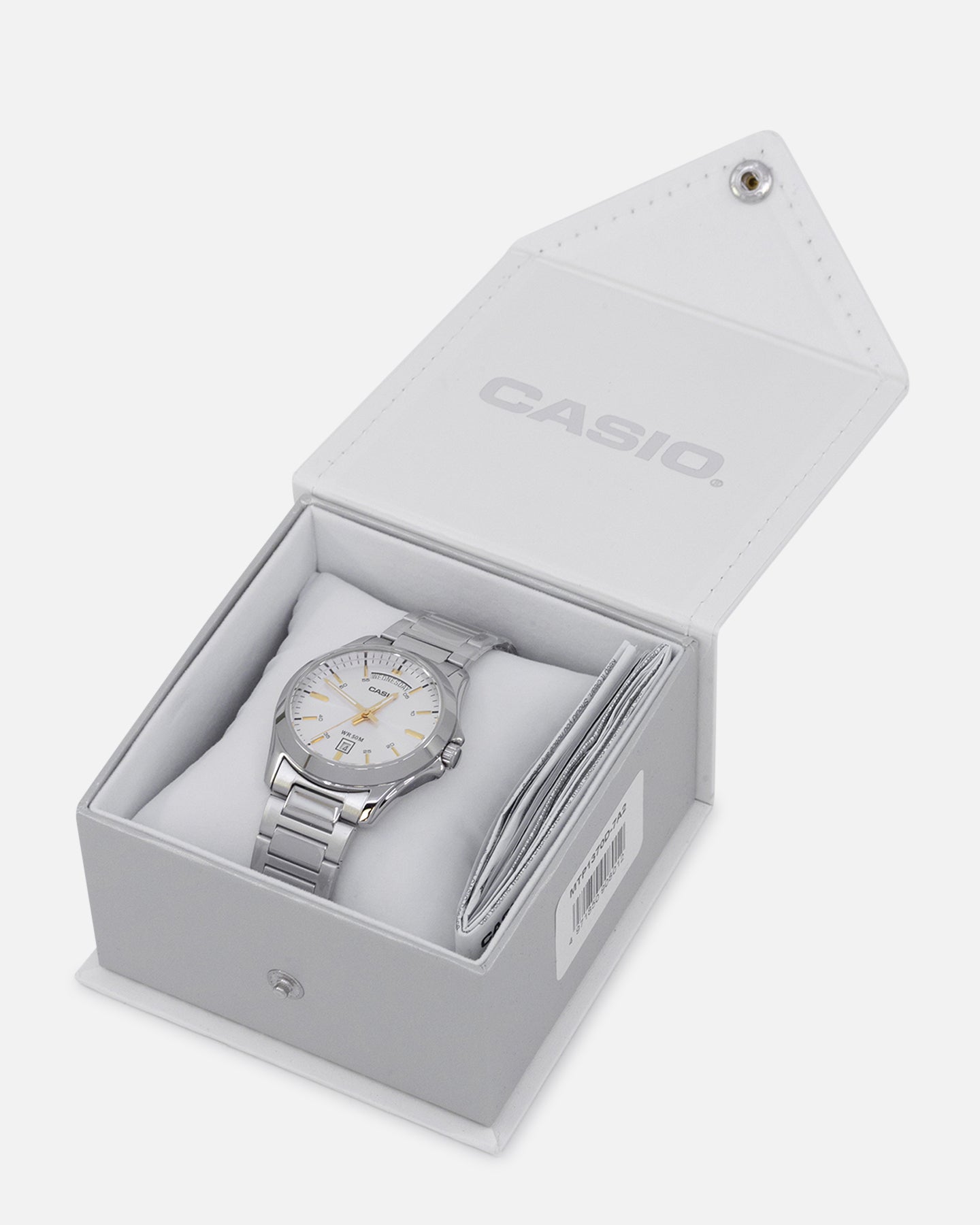 Casio MTP-1370D-7A2VDF Watch Silver/Gold、mySite、zt4zffjzw