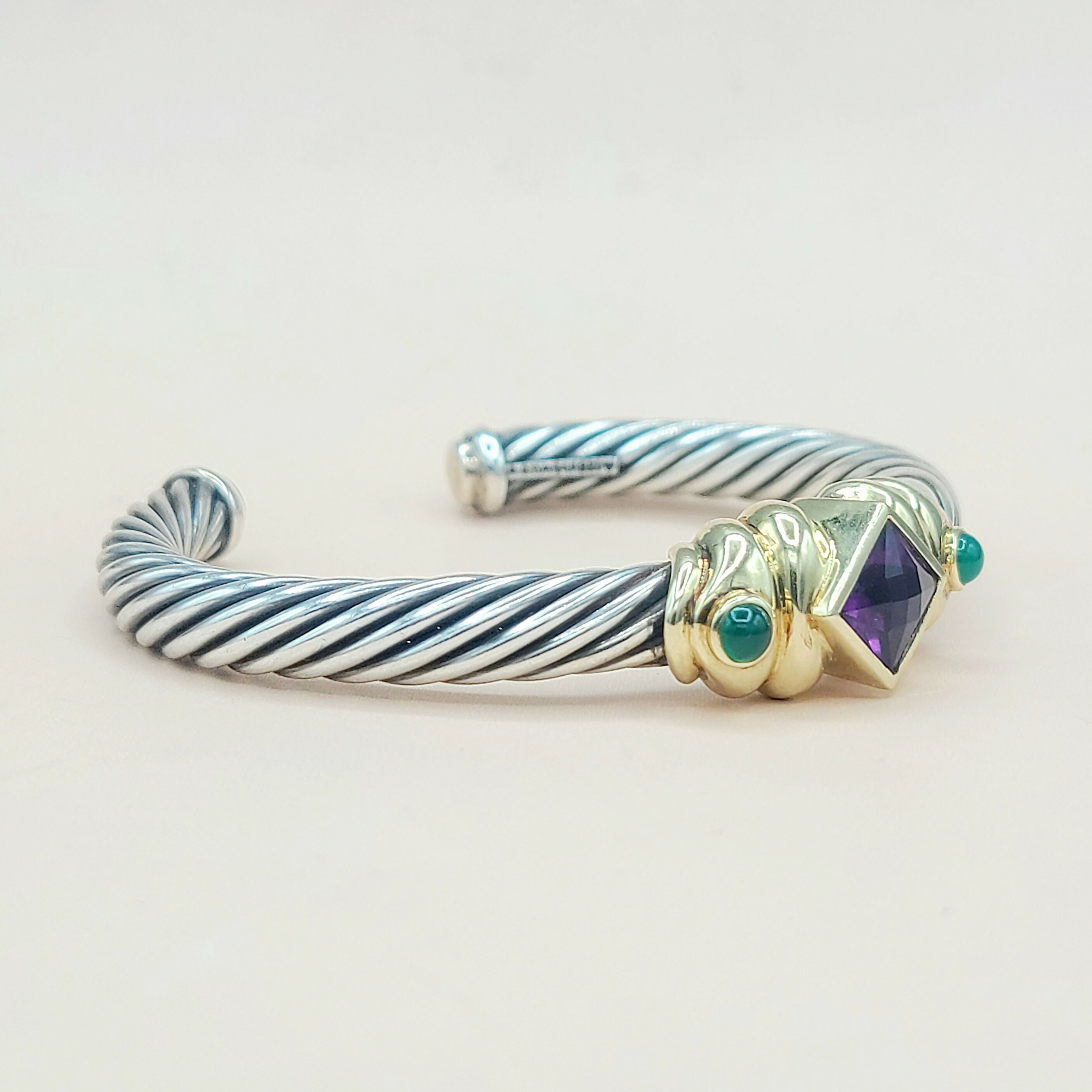 David Yurman Renaissance Bracelet 7mm Amethyst & Onyx、mySite、hinf8tx79