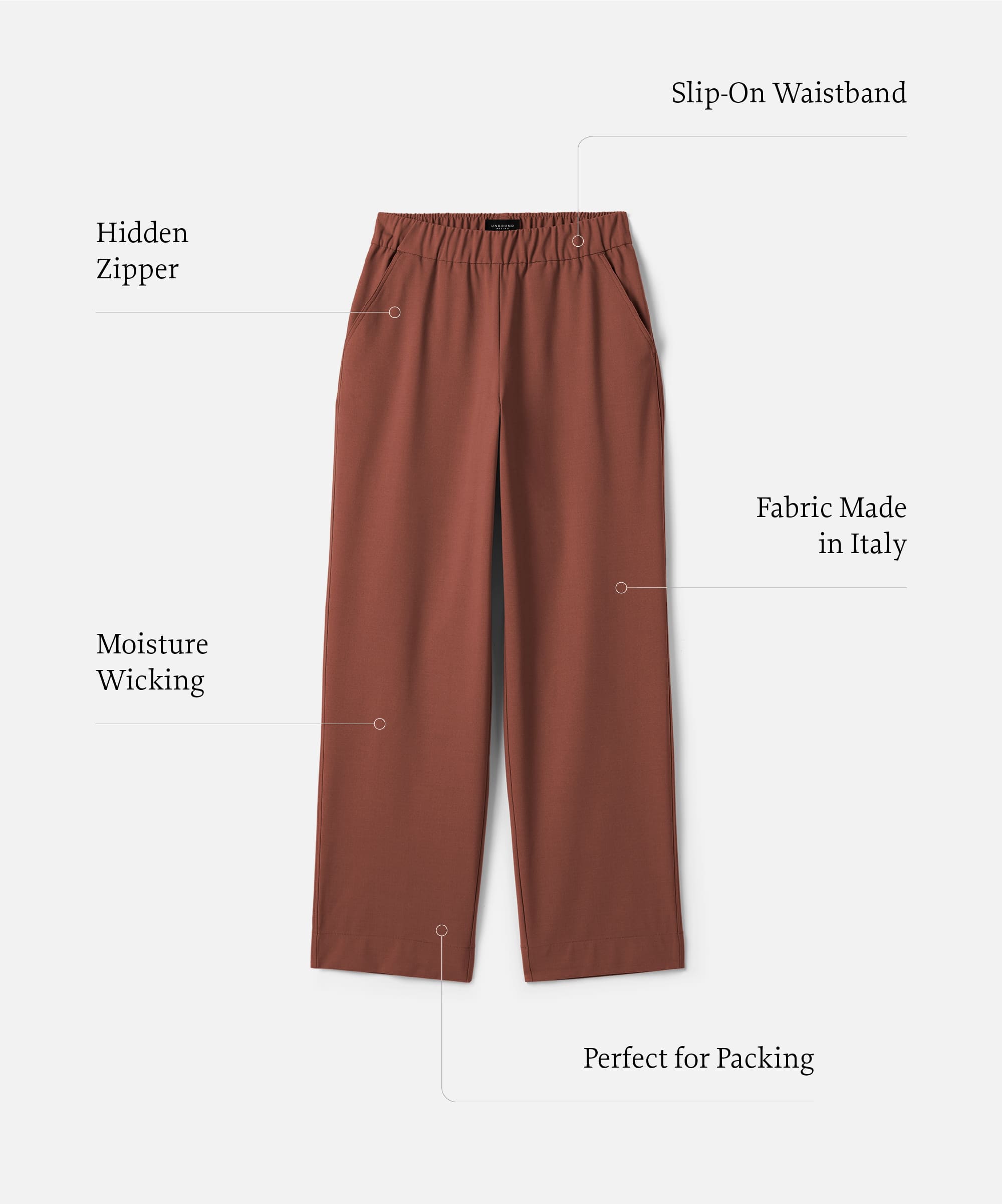 Women's Lightweight Travel Pants、mySite、noshort