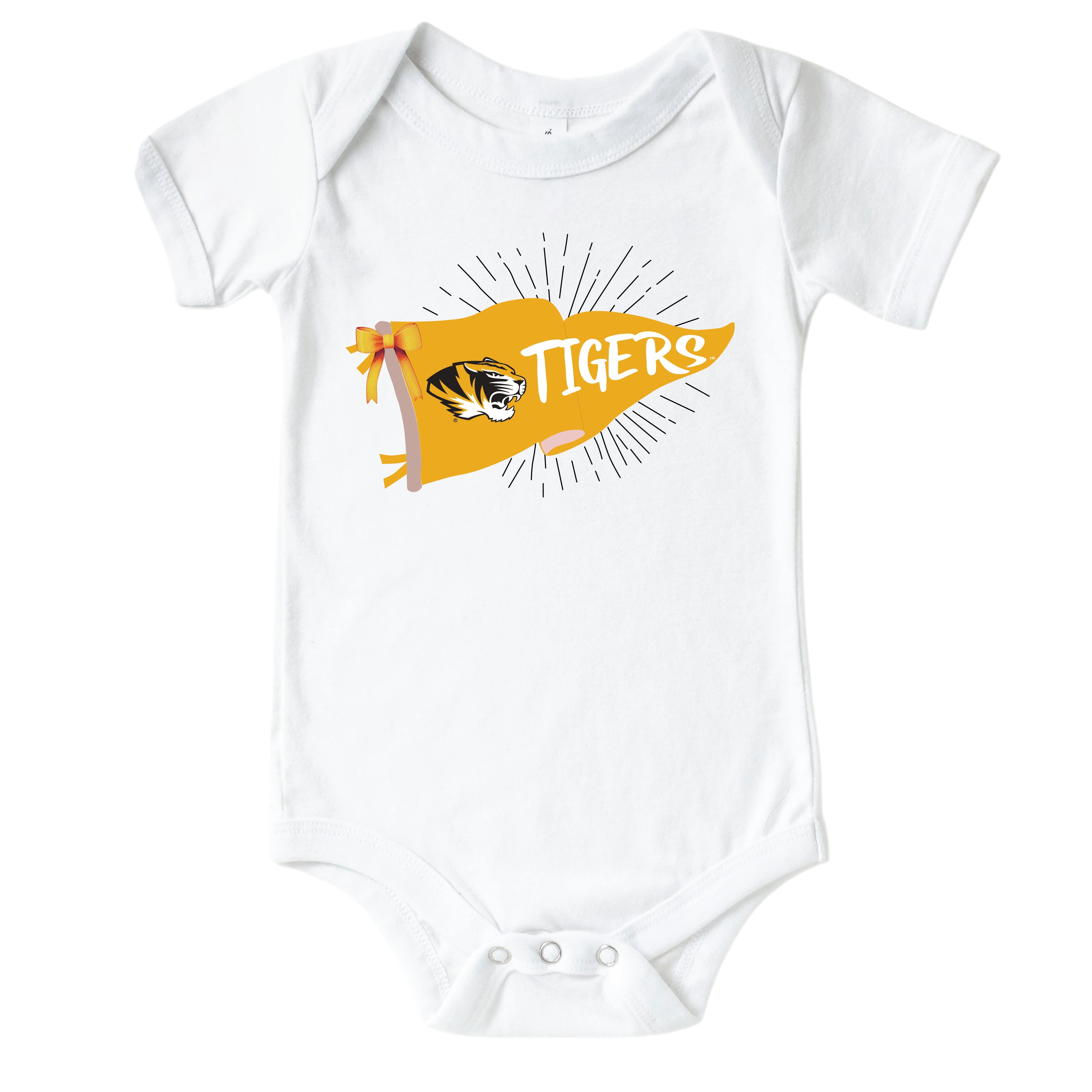  University of Missouri | Footballs & Bows Graphic Bodysuit、mySite、layawaytickets